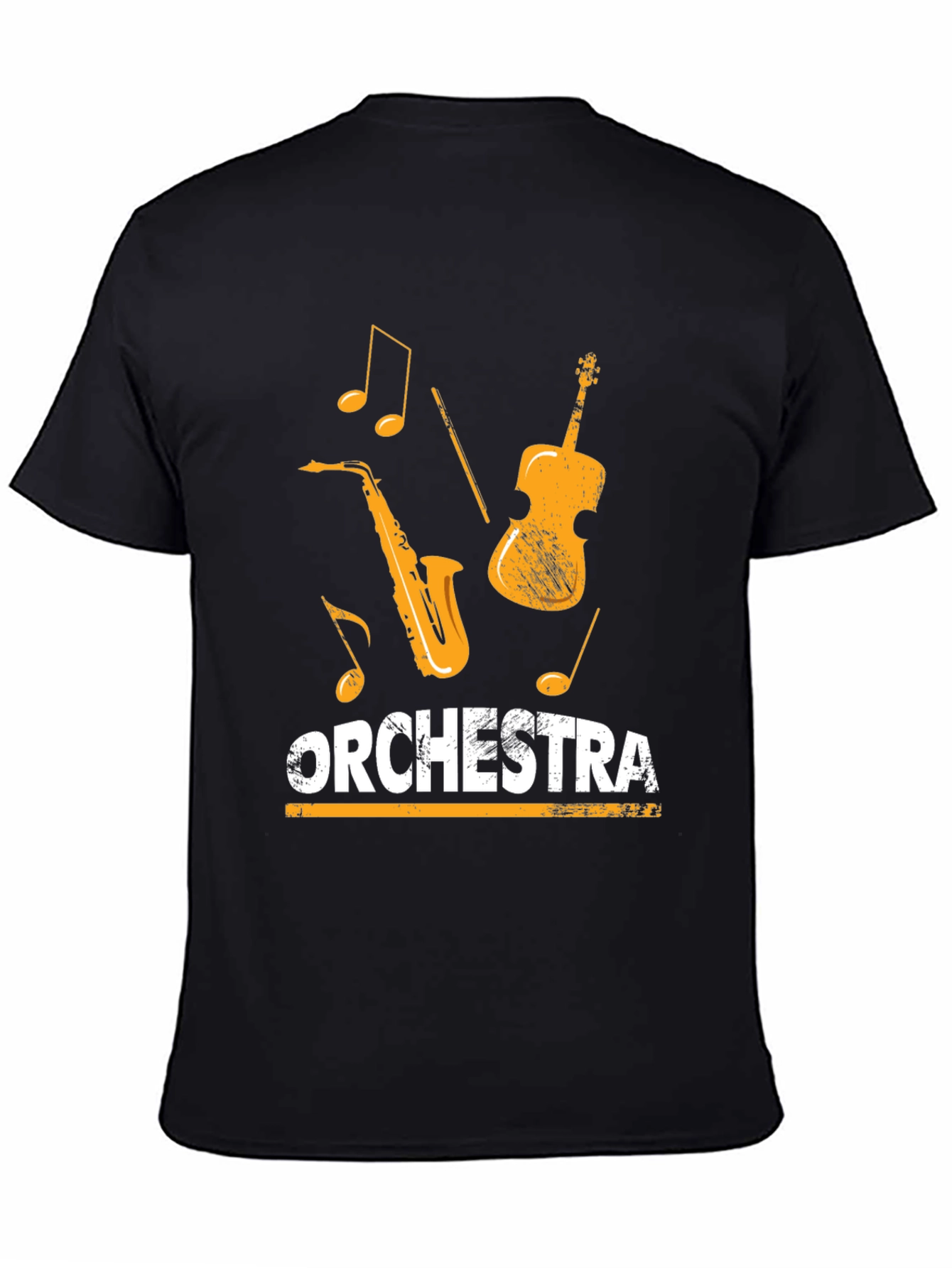 Orchestra Music Lover T-Shirt - Black Tee
