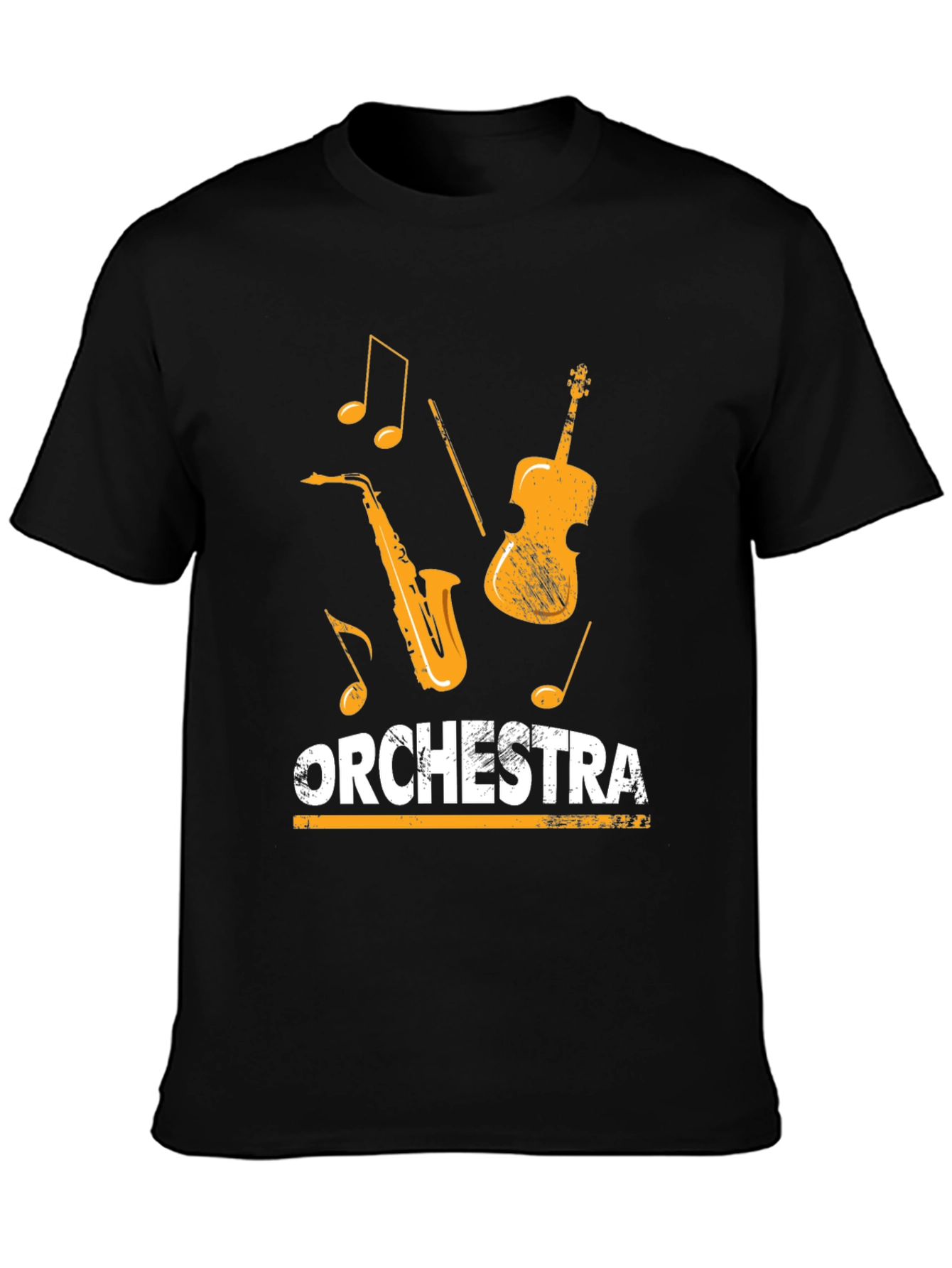 Orchestra Music Lover T-Shirt - Black Tee