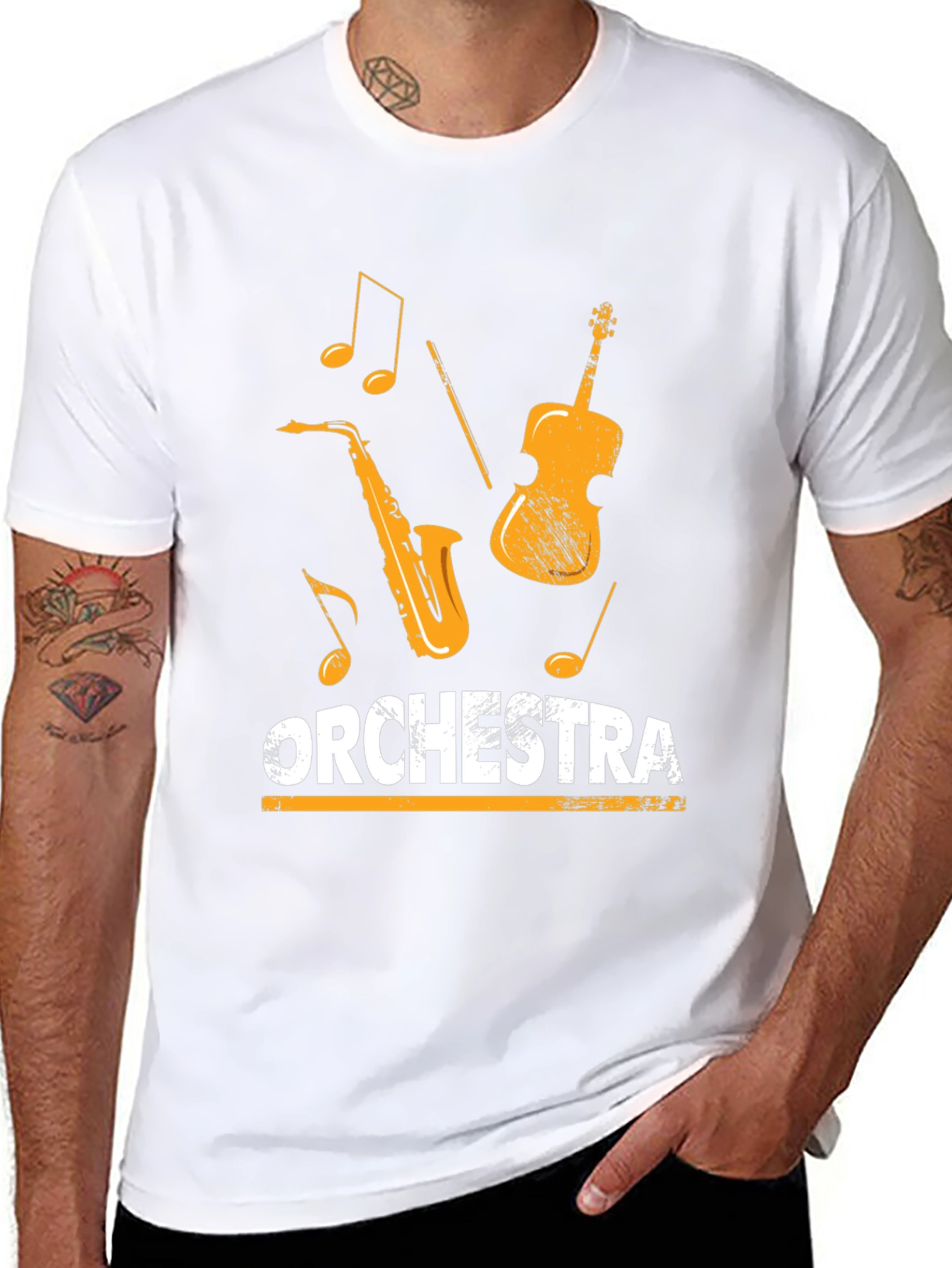 Orchestra Music Lover T-Shirt - Black Tee