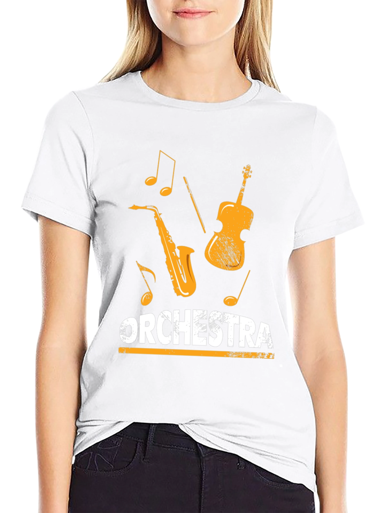 Orchestra Music Lover T-Shirt - Black Tee