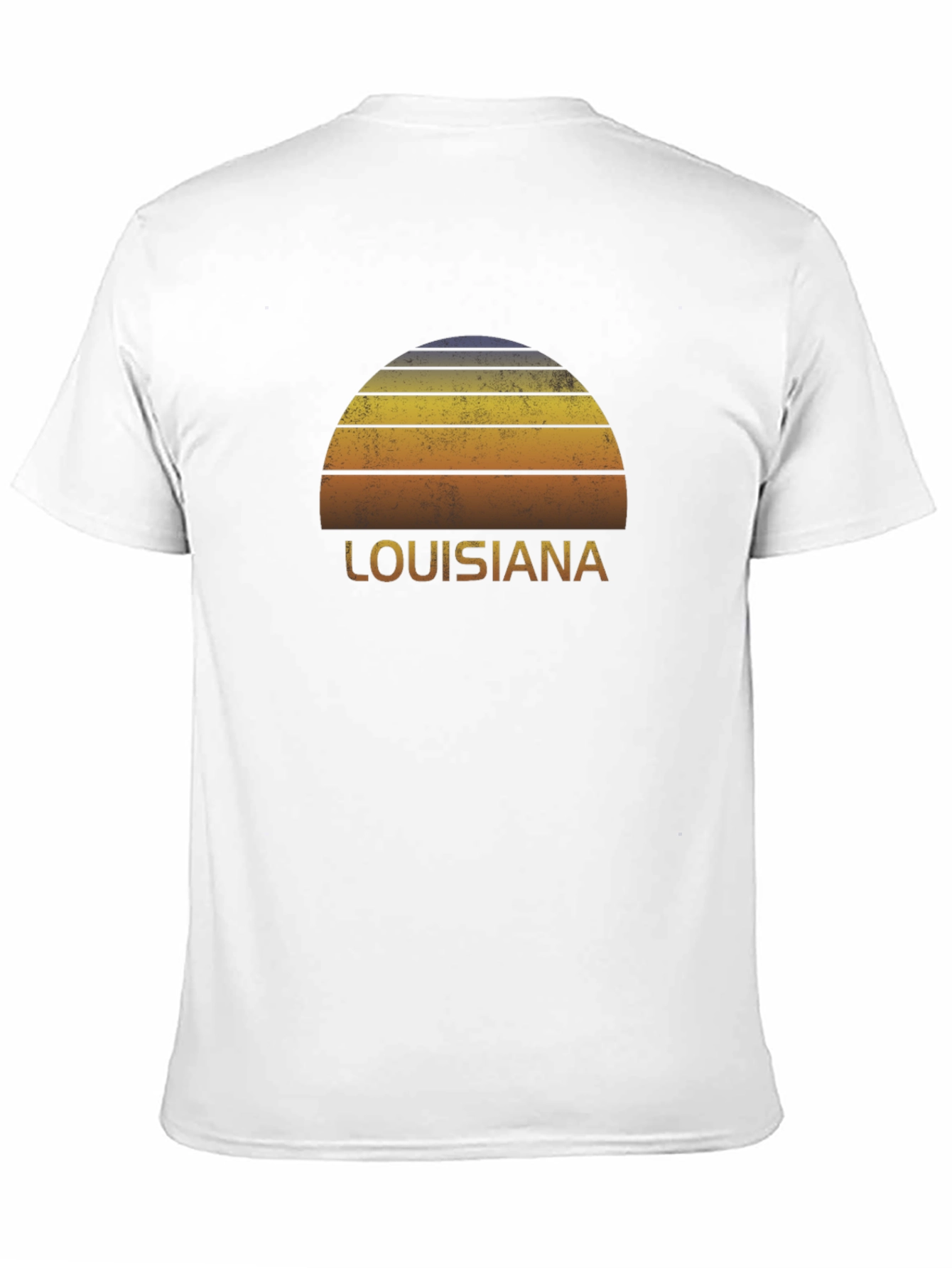 Louisiana Sunset Graphic Tee - Retro Style