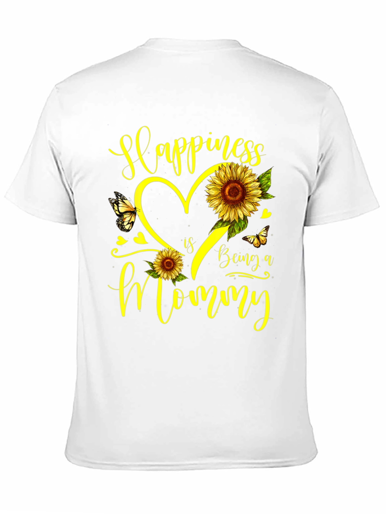 Happiness Is Being a Mommy Sunflower T-Shirt