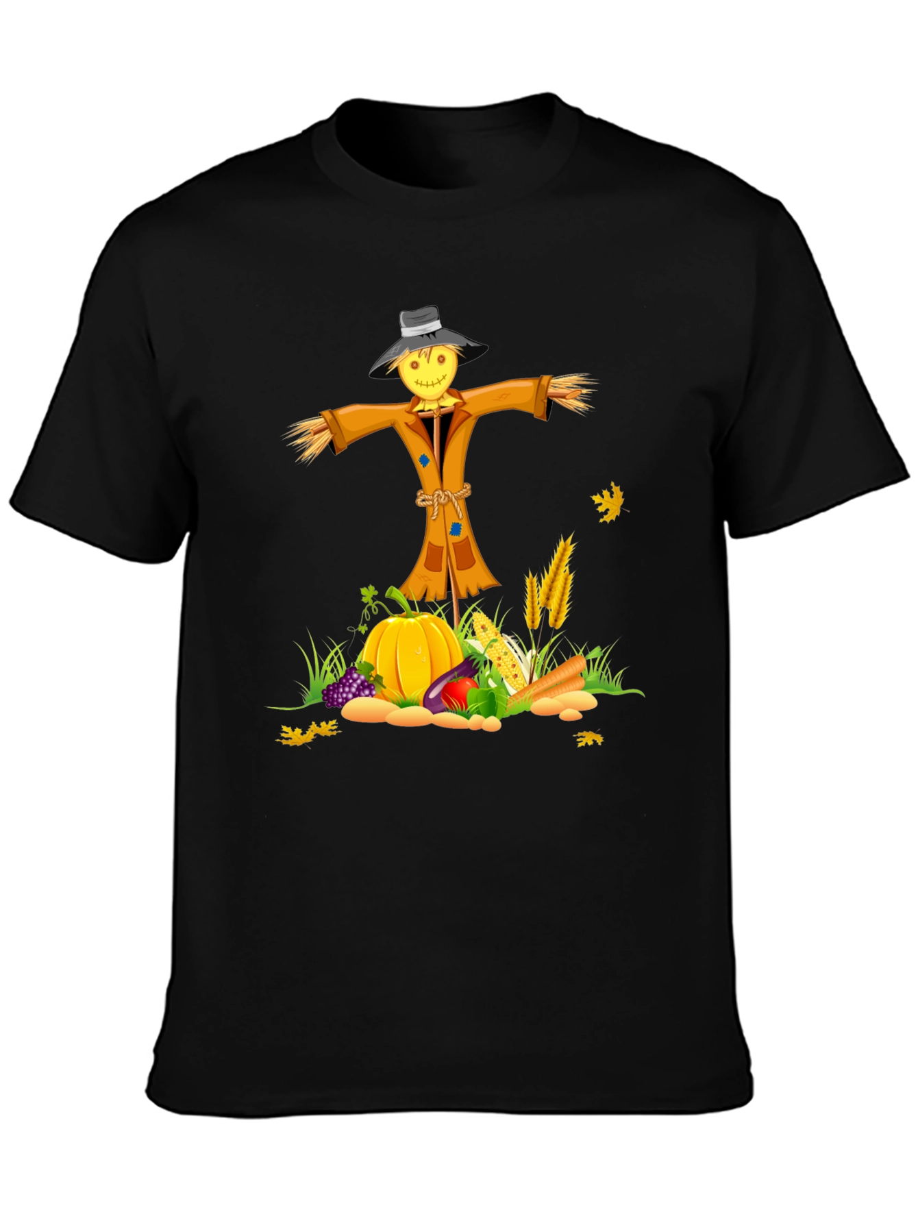 Fall Harvest Scarecrow Graphic Tee
