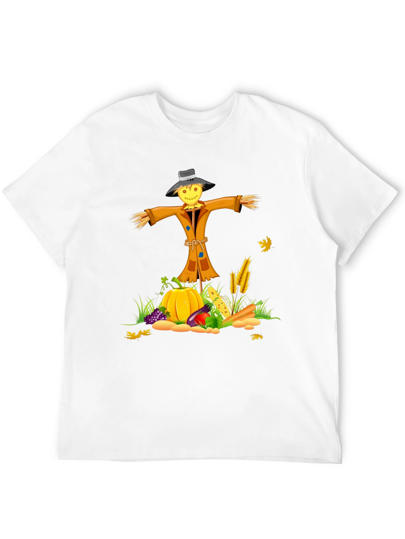 Fall Harvest Scarecrow Graphic Tee