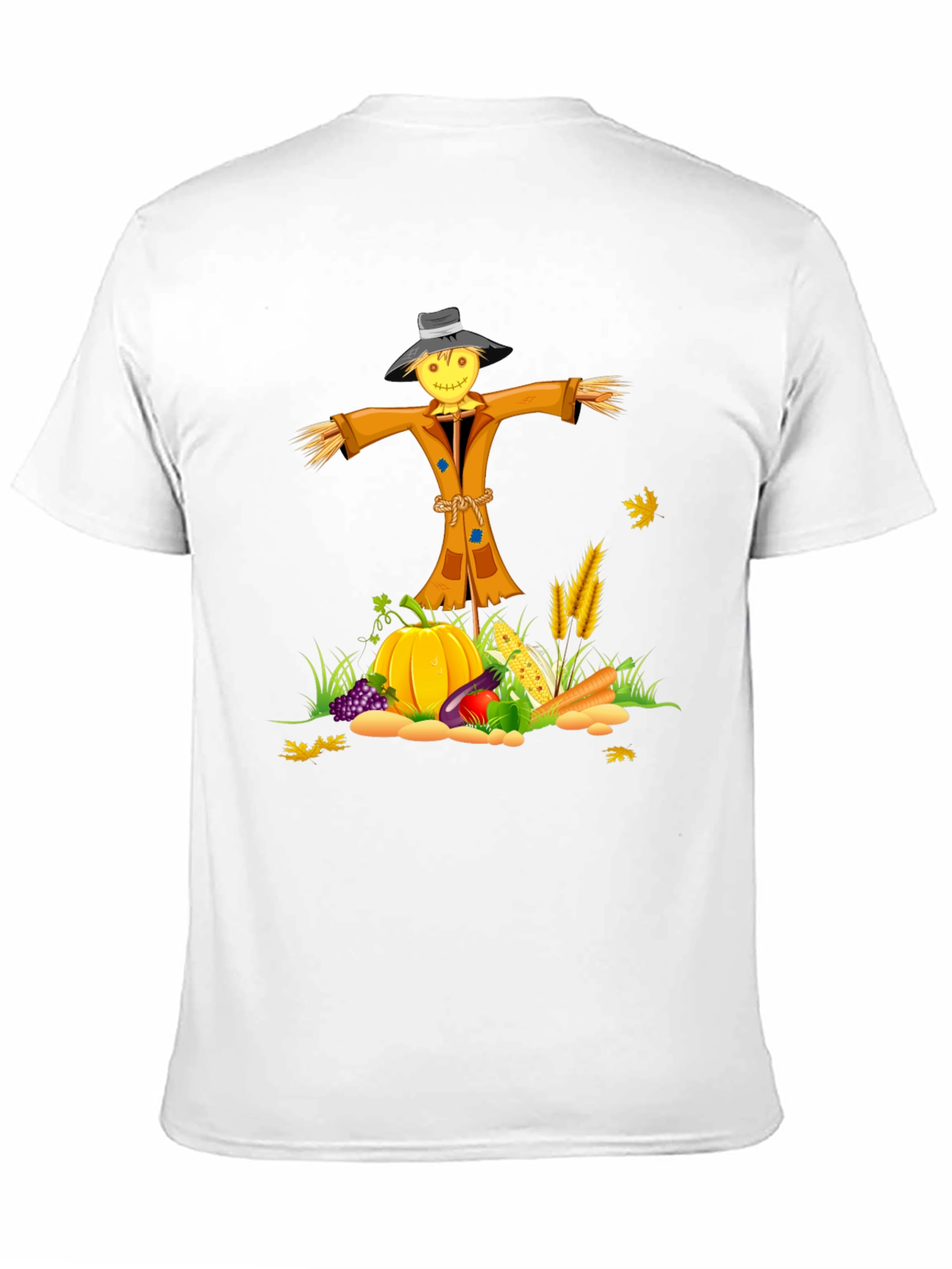 Fall Harvest Scarecrow Graphic Tee