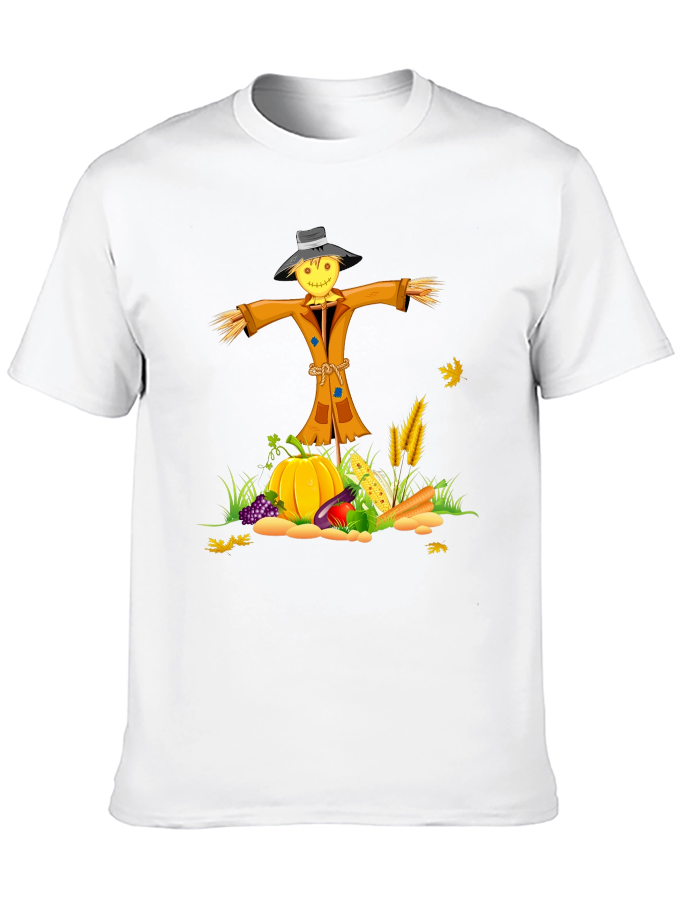 Fall Harvest Scarecrow Graphic Tee