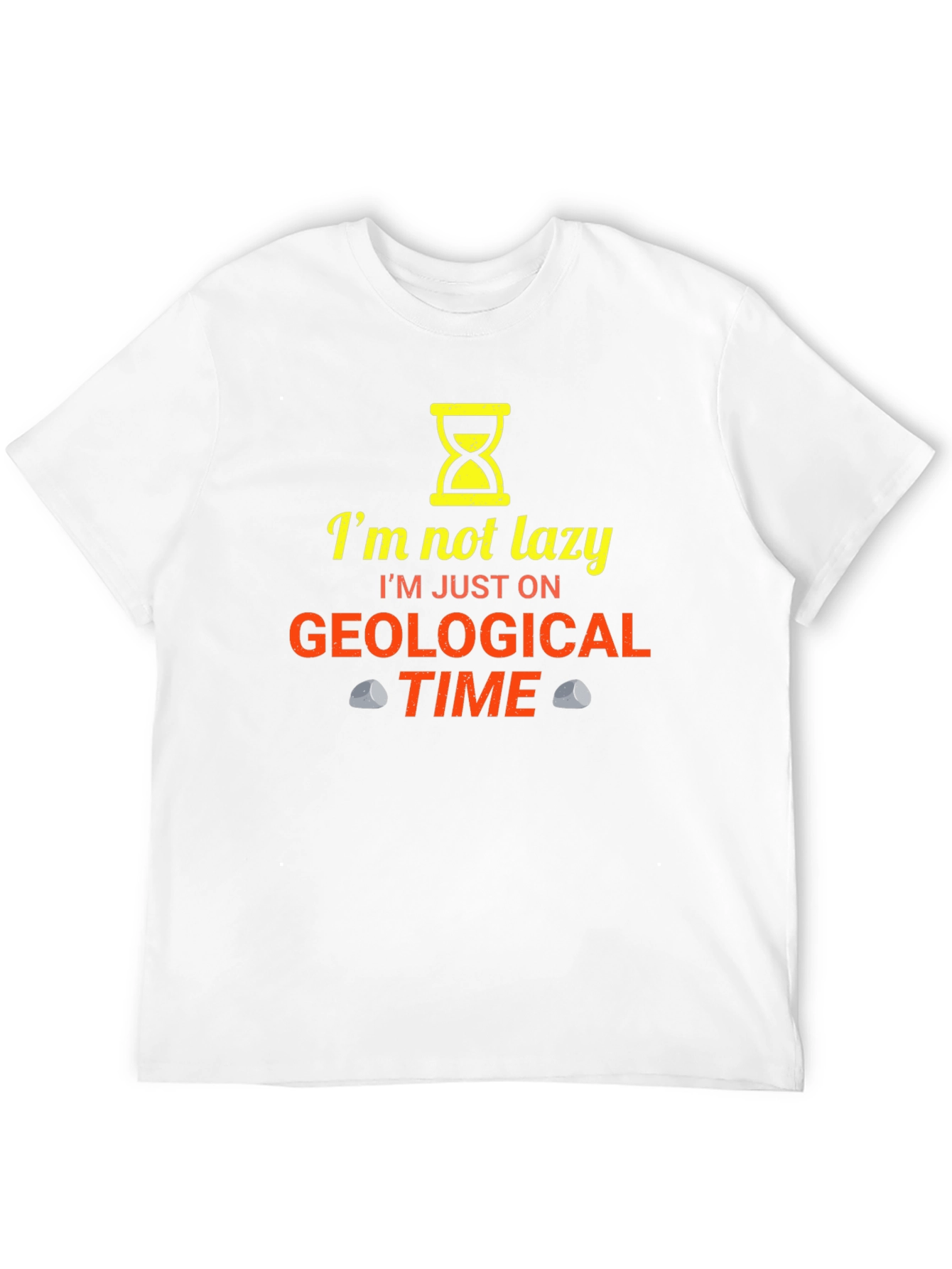 Geological Time Funny Black T-Shirt