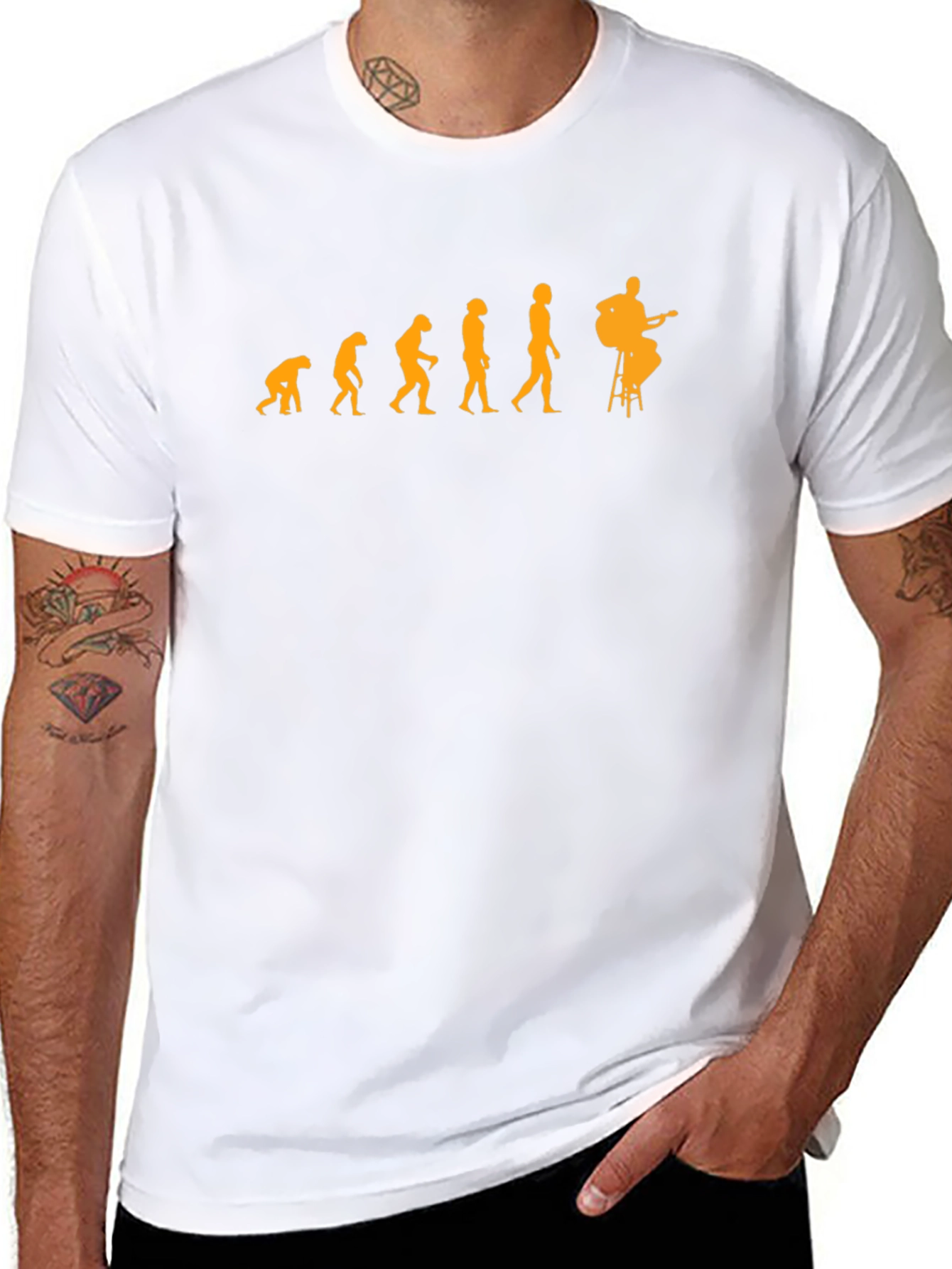 Evolution of Music T-Shirt - Black Cotton Tee