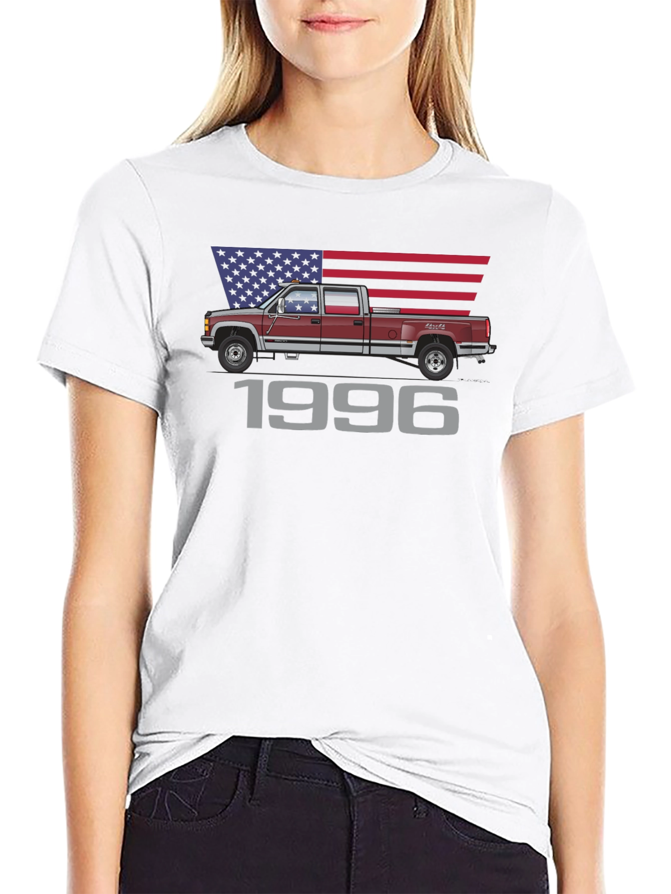 1996 Truck T-Shirt - Patriotic Design