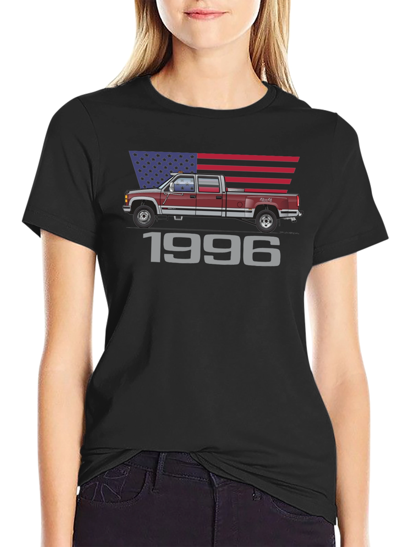 1996 Truck T-Shirt - Patriotic Design
