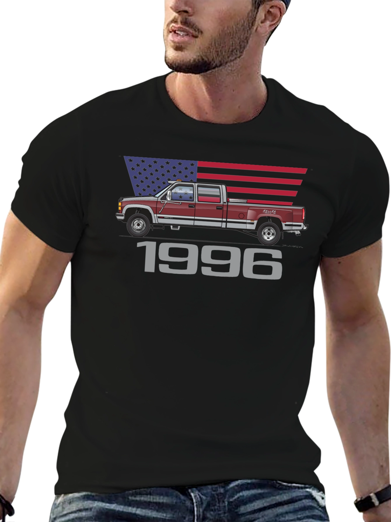 1996 Truck T-Shirt - Patriotic Design