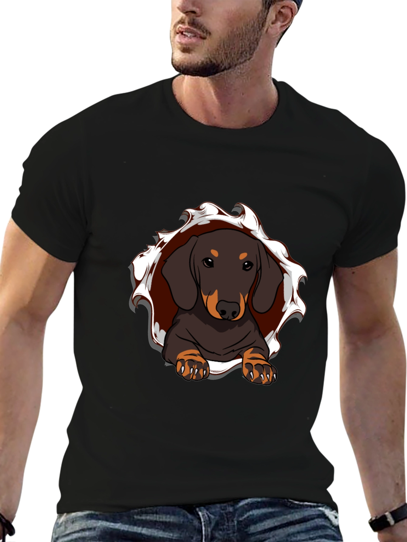 Dachshund Dog T-Shirt: Cute Animal Graphic Tee