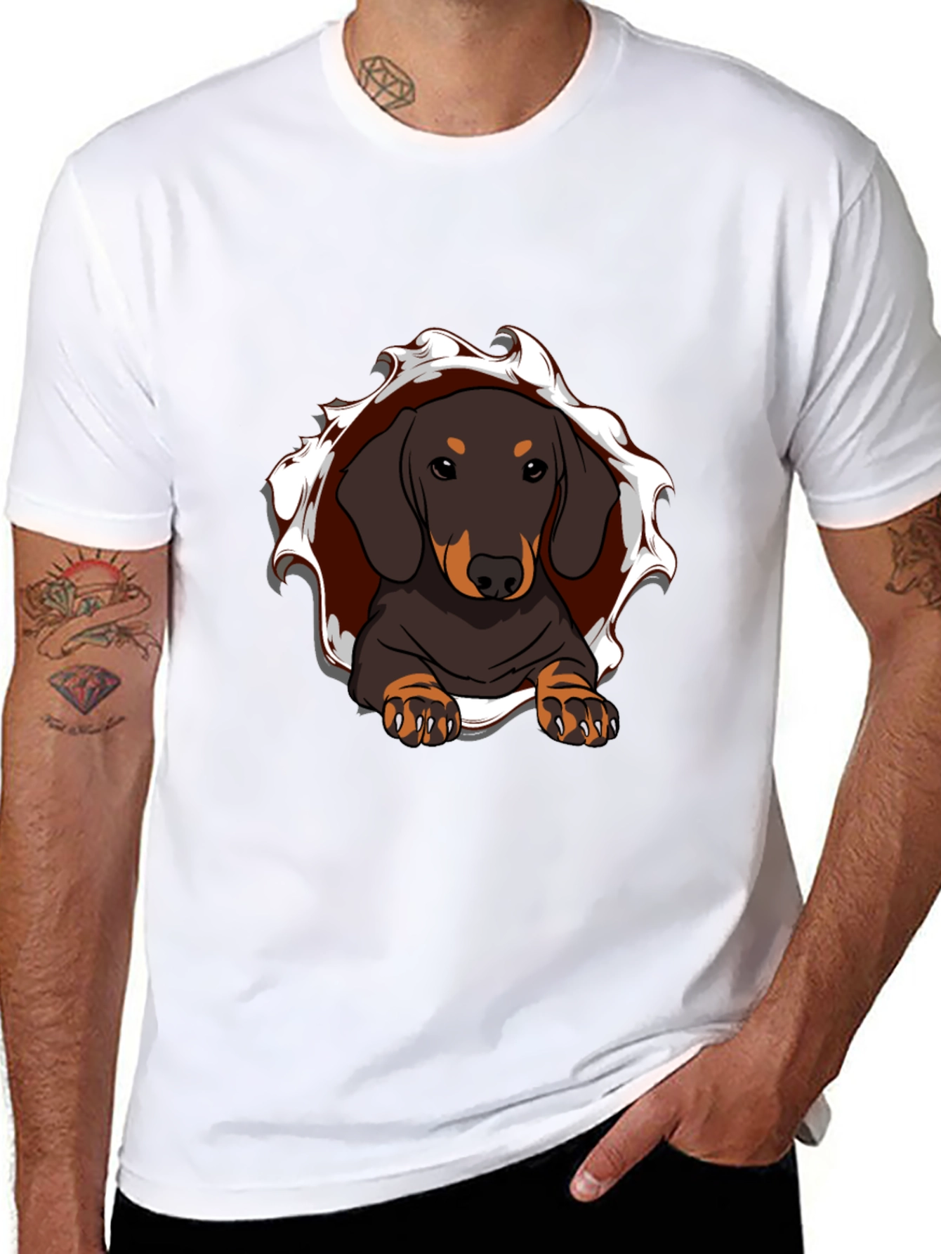 Dachshund Dog T-Shirt: Cute Animal Graphic Tee