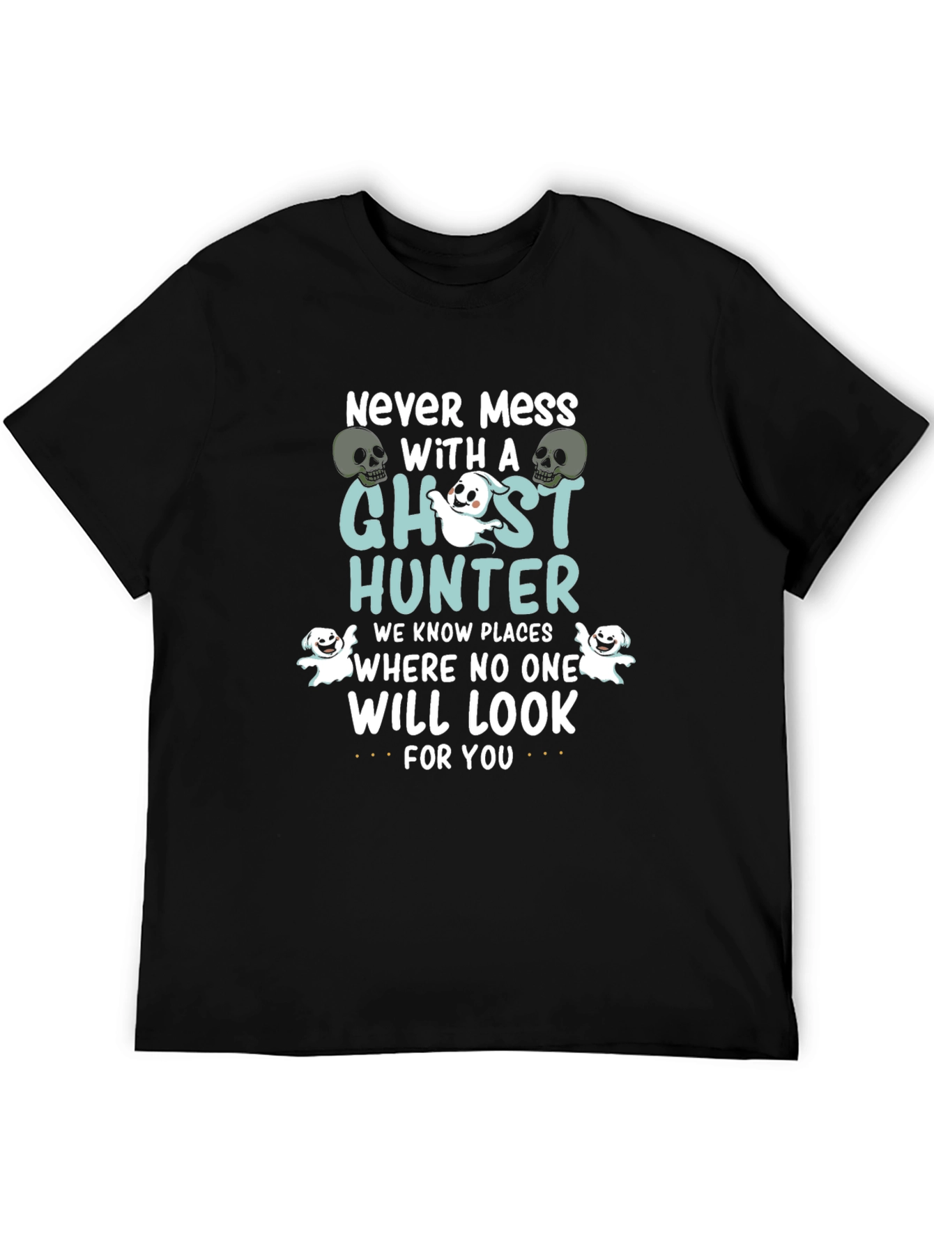 Ghost Hunter T-Shirt - Halloween Design