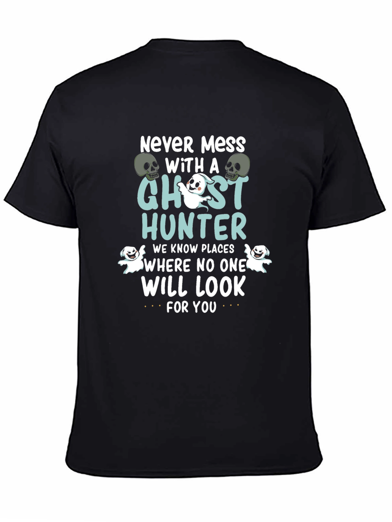 Ghost Hunter T-Shirt - Halloween Design