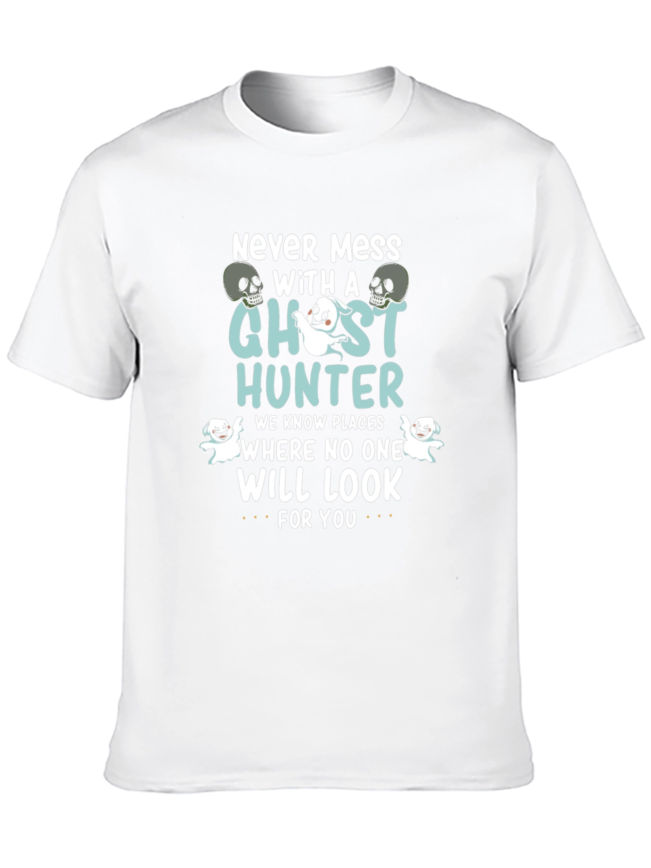 Ghost Hunter T-Shirt - Halloween Design