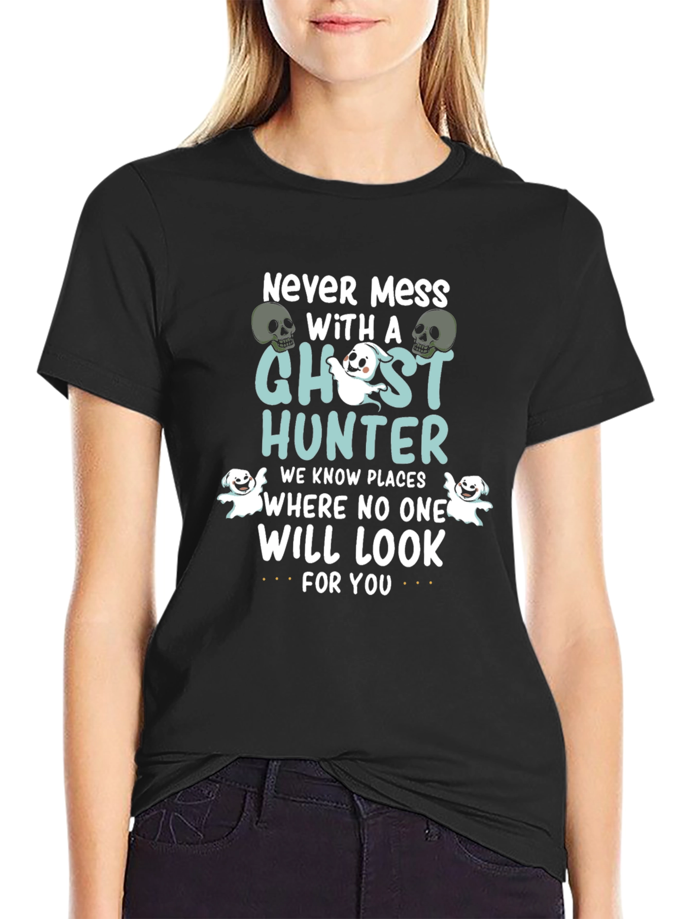 Ghost Hunter T-Shirt - Halloween Design