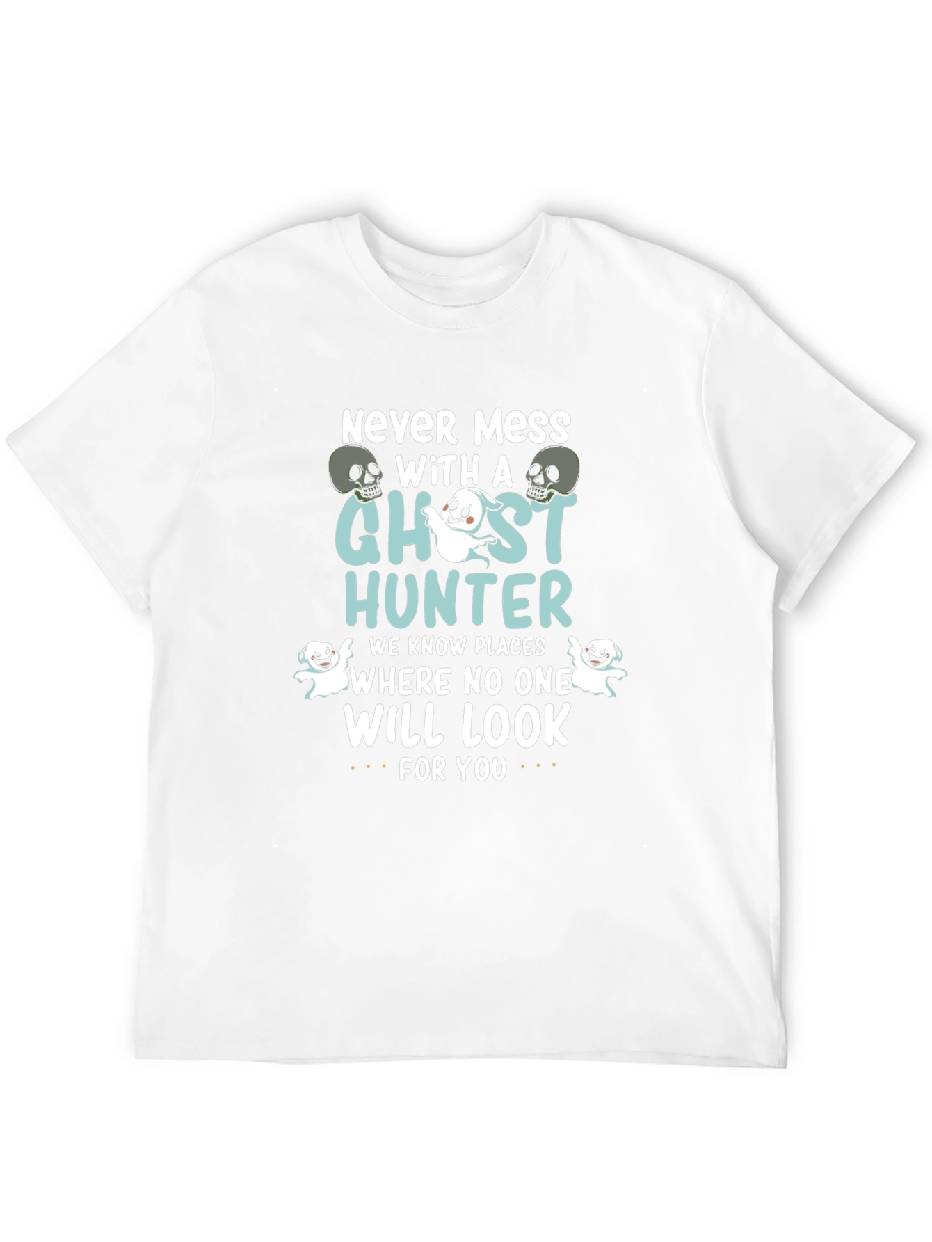 Ghost Hunter T-Shirt - Halloween Design