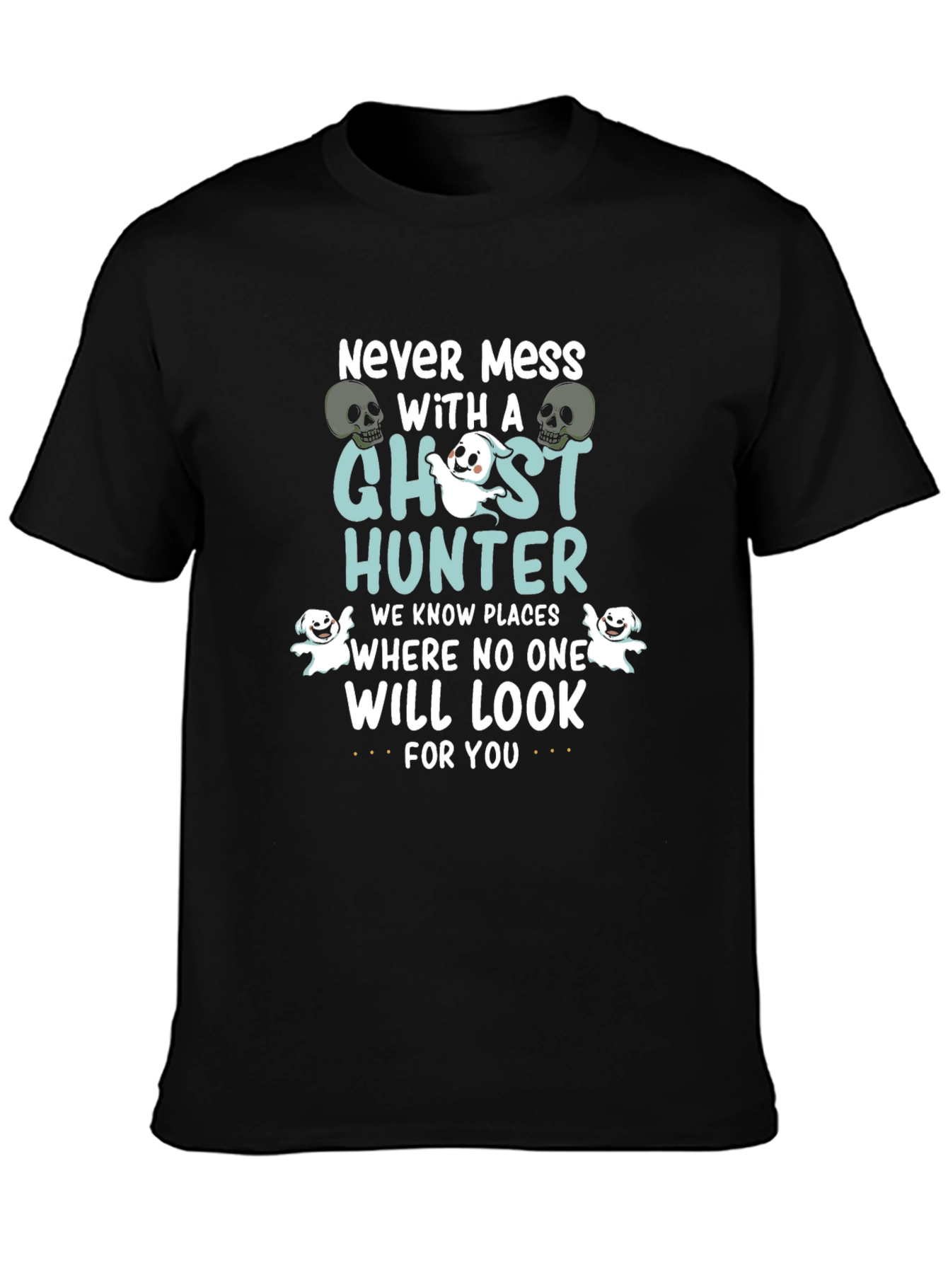 Ghost Hunter T-Shirt - Halloween Design