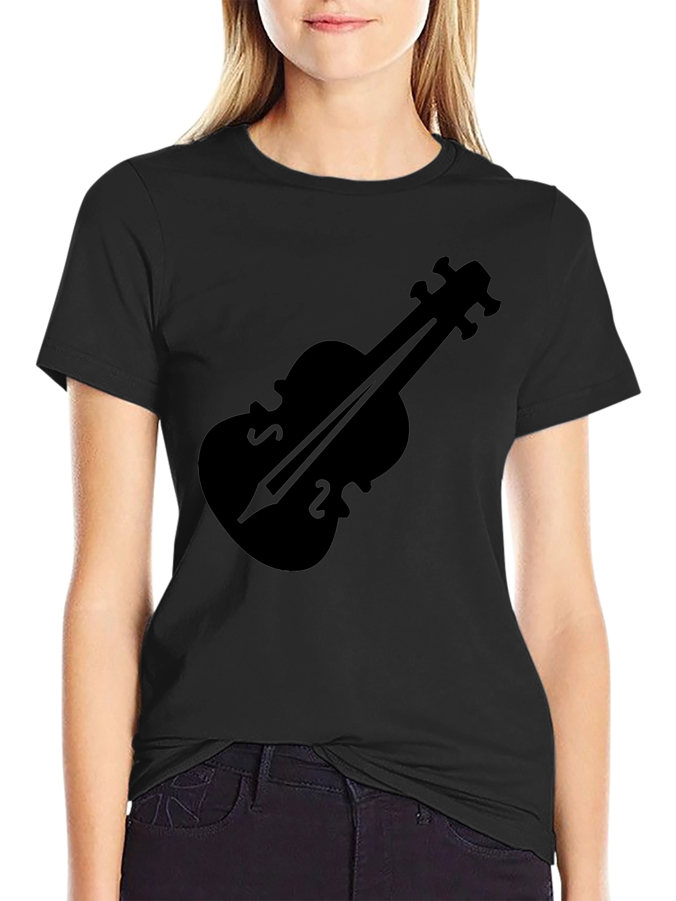 Violin Graphic Tee - Classic Music Lover Shirt