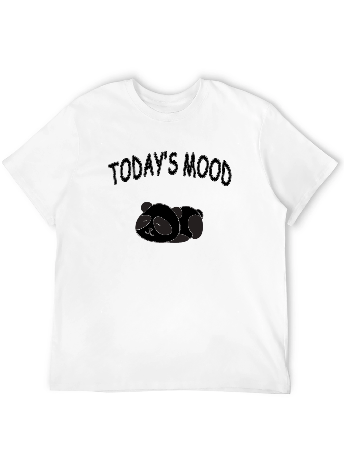 Todays Mood Panda T-Shirt - Relaxed & Comfy