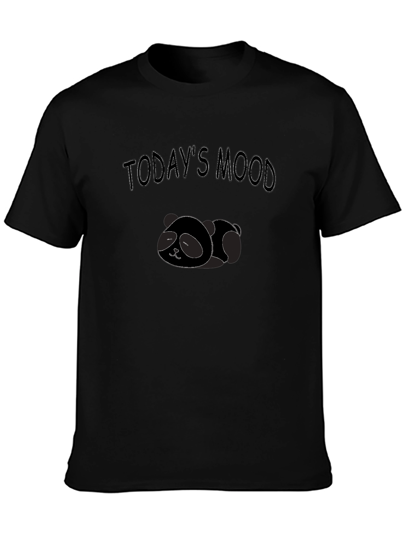Todays Mood Panda T-Shirt - Relaxed & Comfy