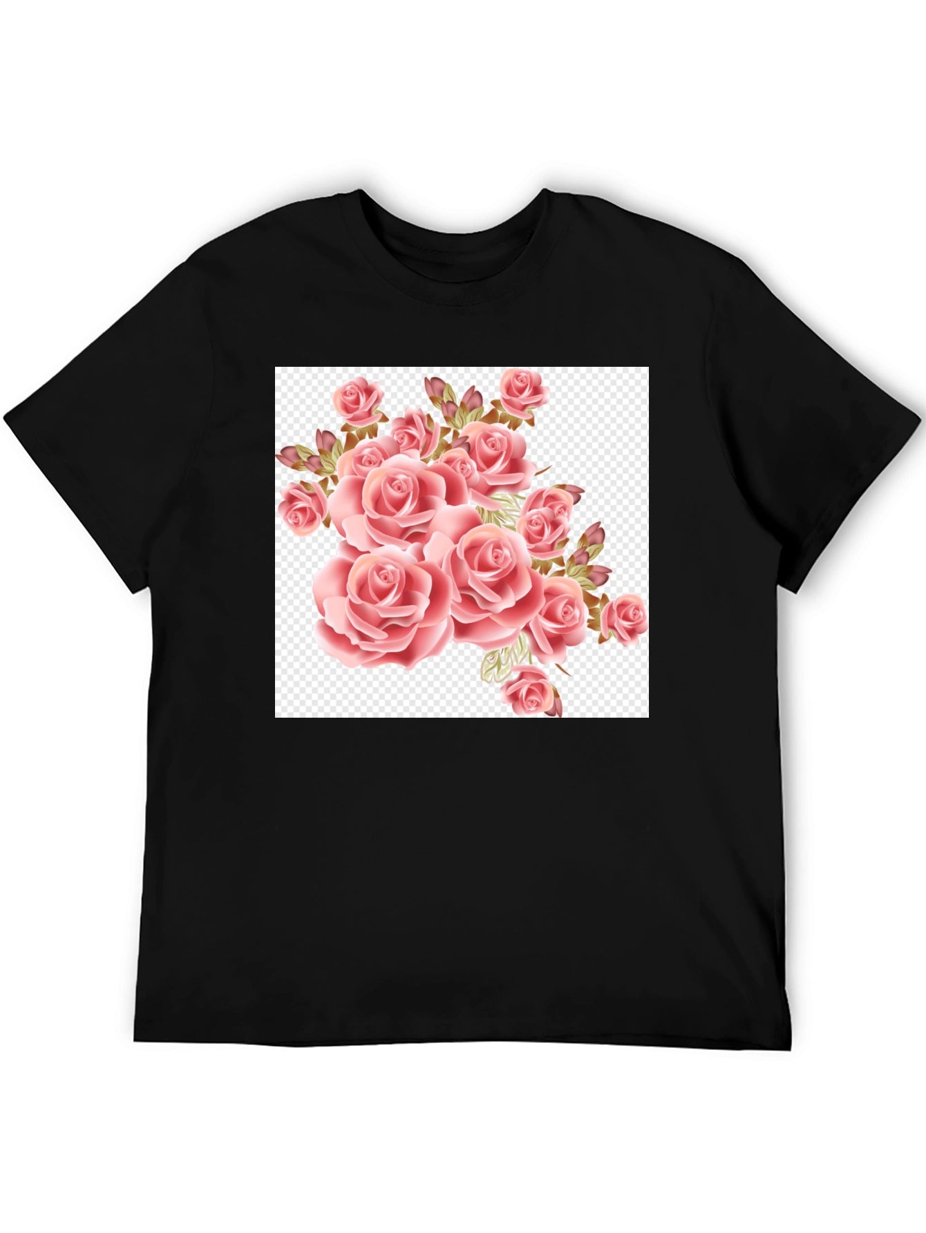 Floral Roses T-Shirt - Soft Graphic Tee