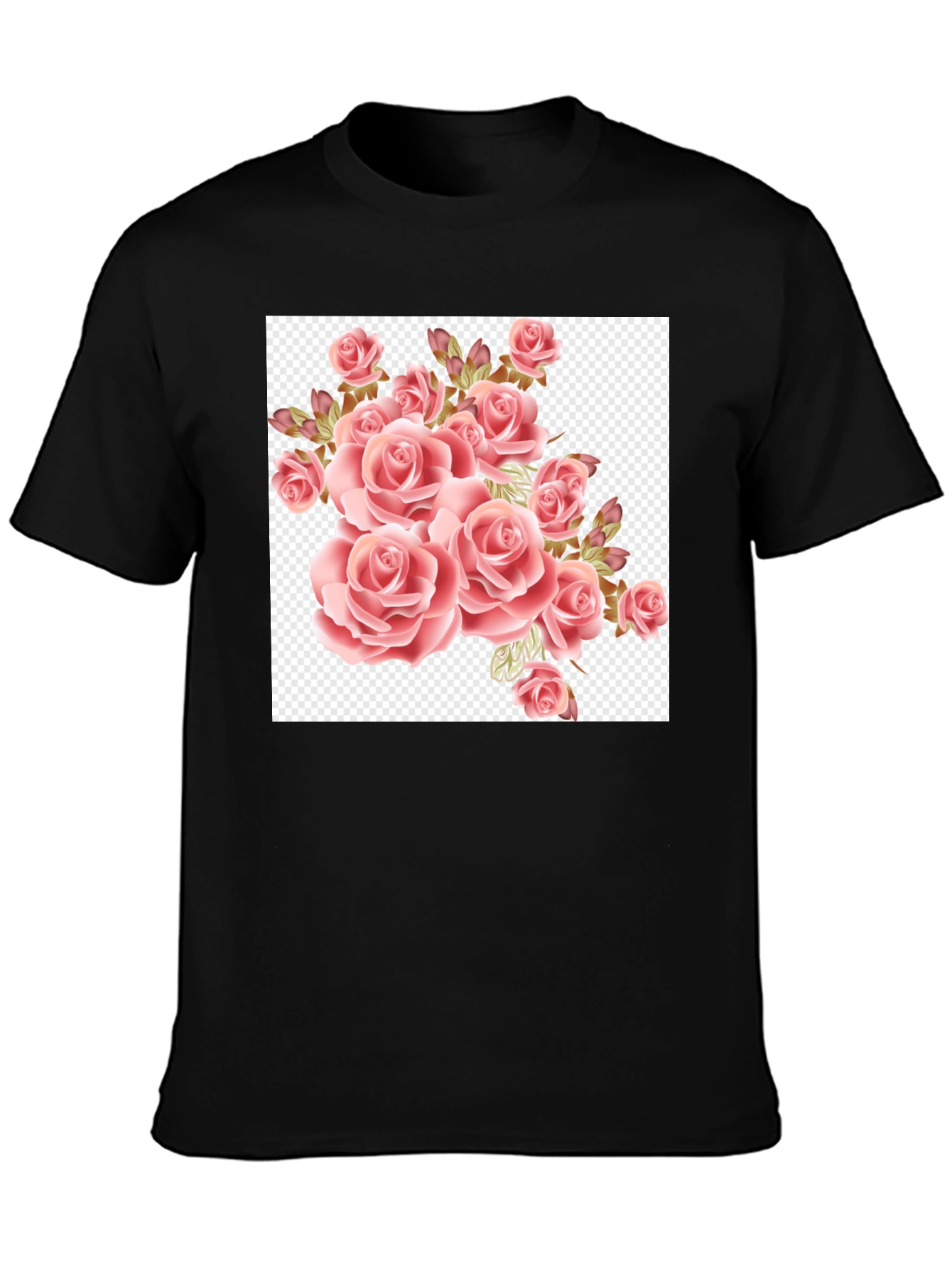 Floral Roses T-Shirt - Soft Graphic Tee