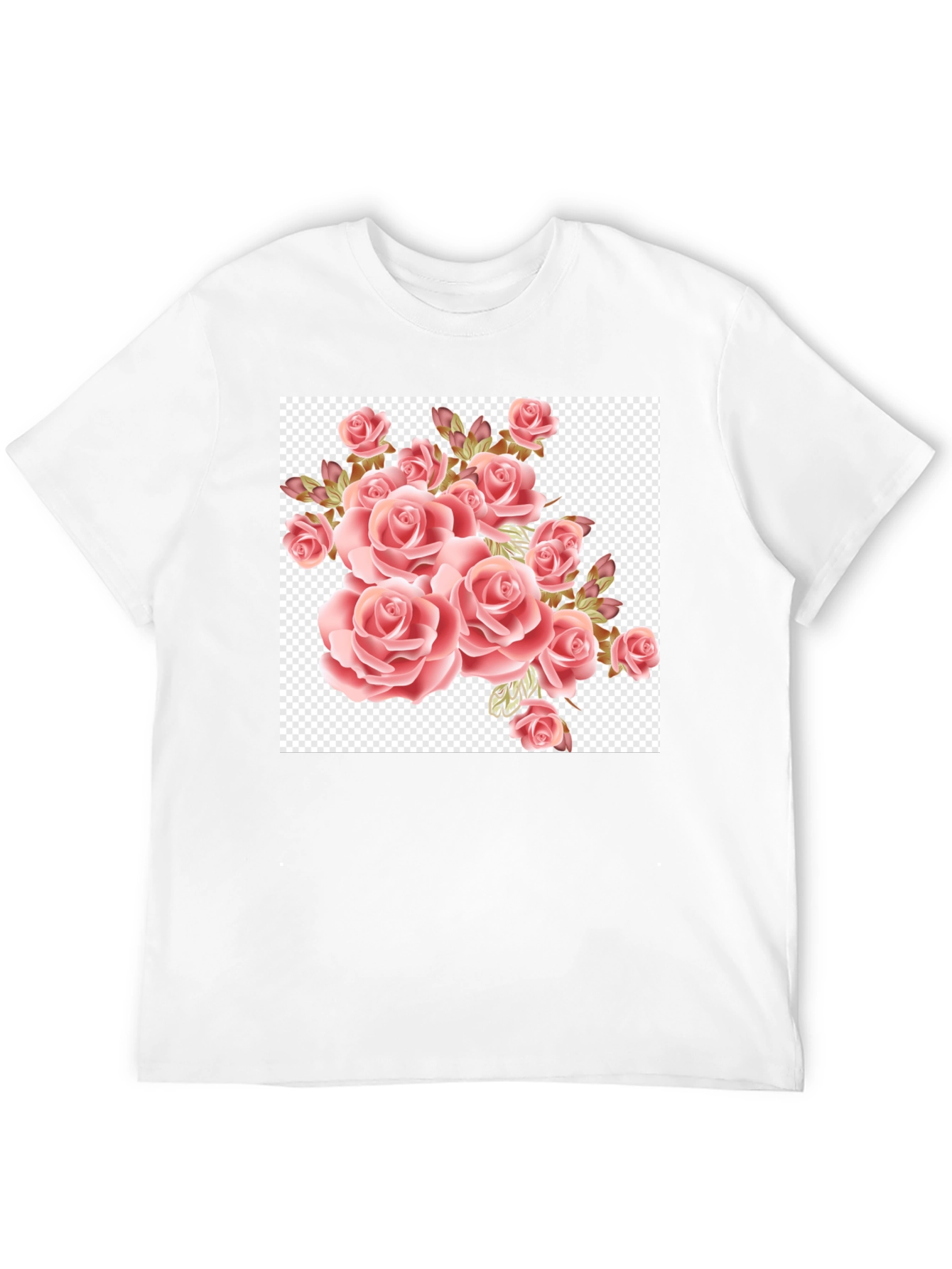 Floral Roses T-Shirt - Soft Graphic Tee