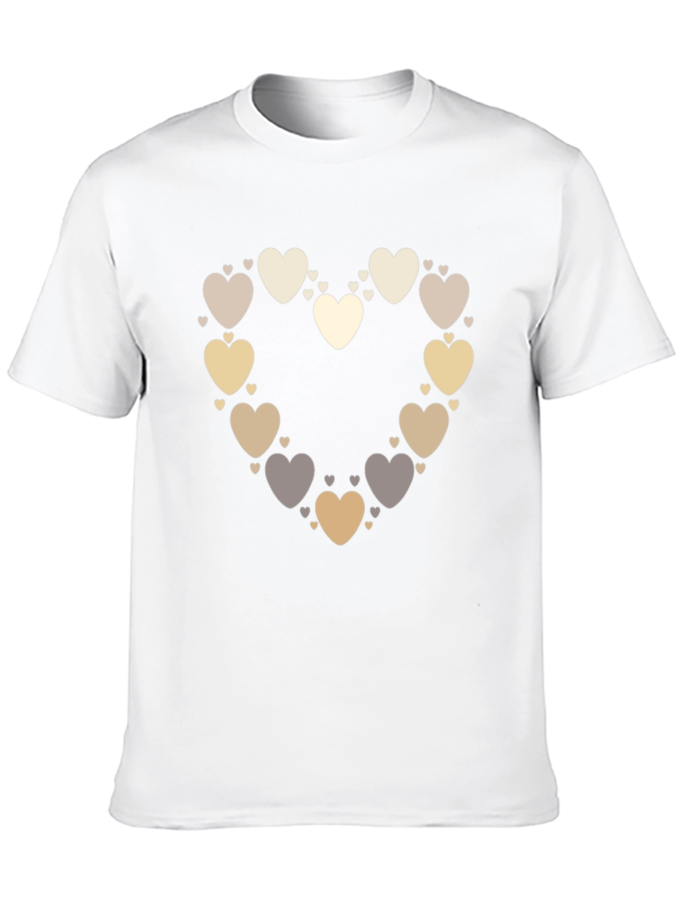 Heart of Hearts Graphic Tee - Black Casual Shirt