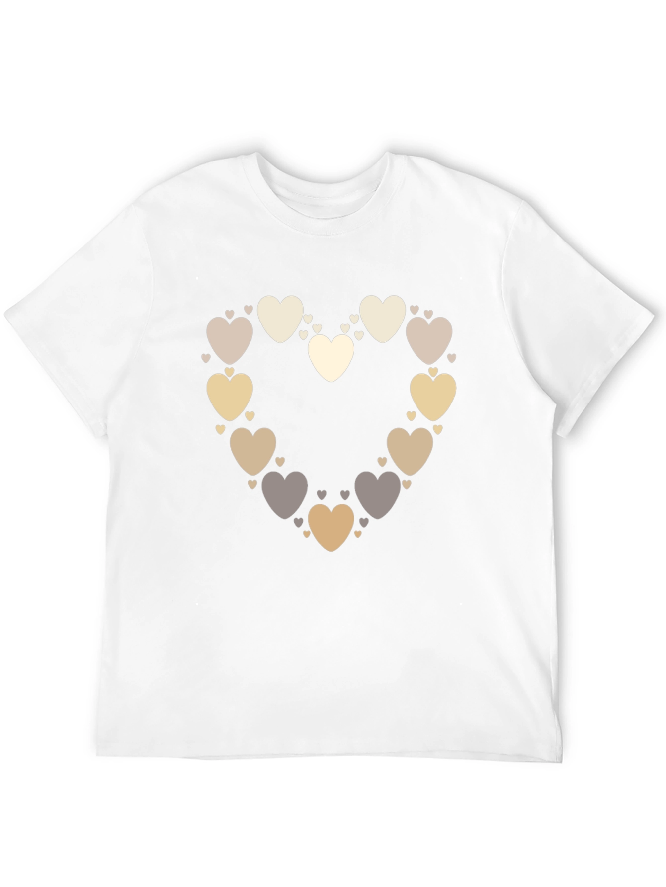 Heart of Hearts Graphic Tee - Black Casual Shirt