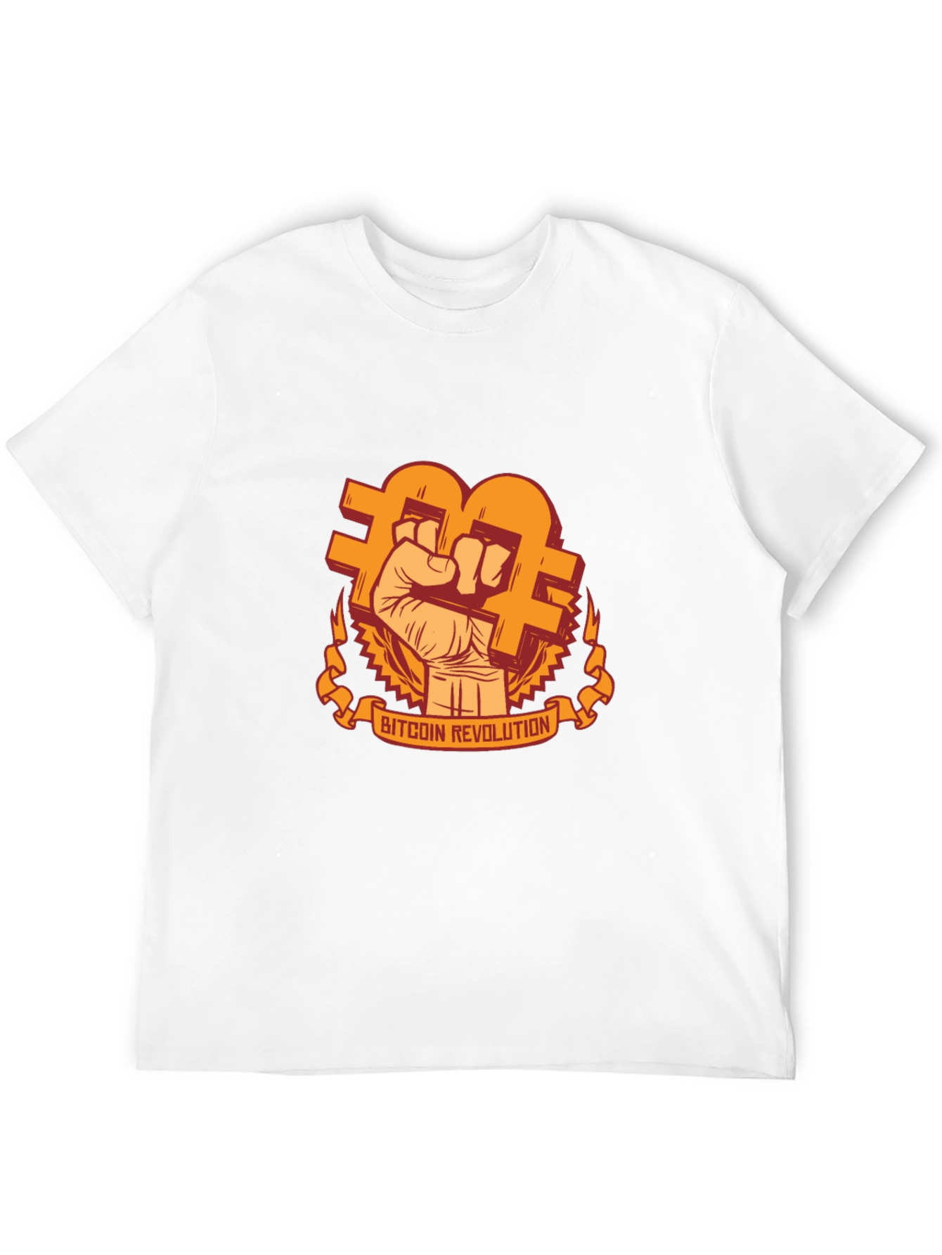 Bitcoin Revolution Graphic T-Shirt - Black