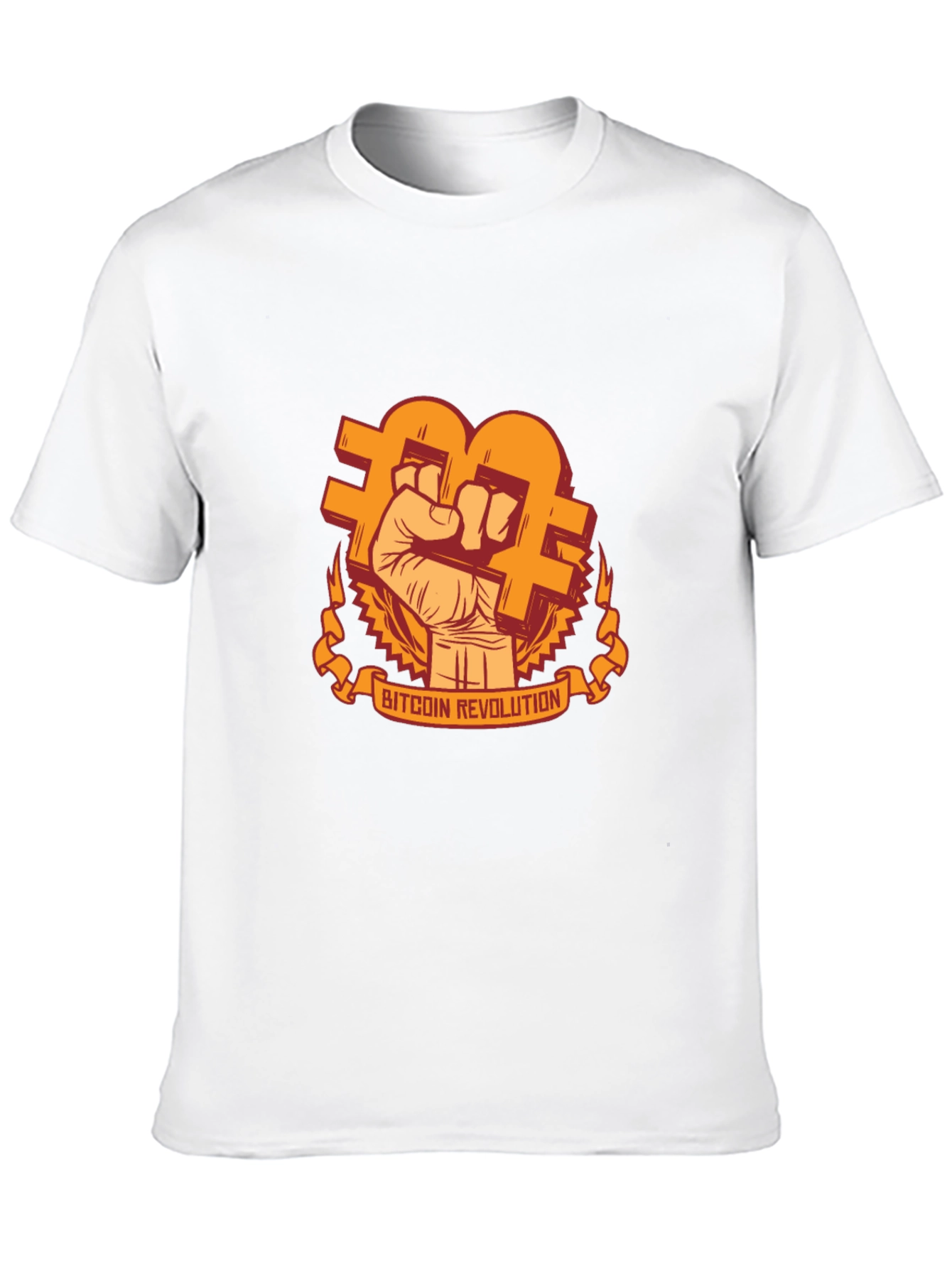 Bitcoin Revolution Graphic T-Shirt - Black