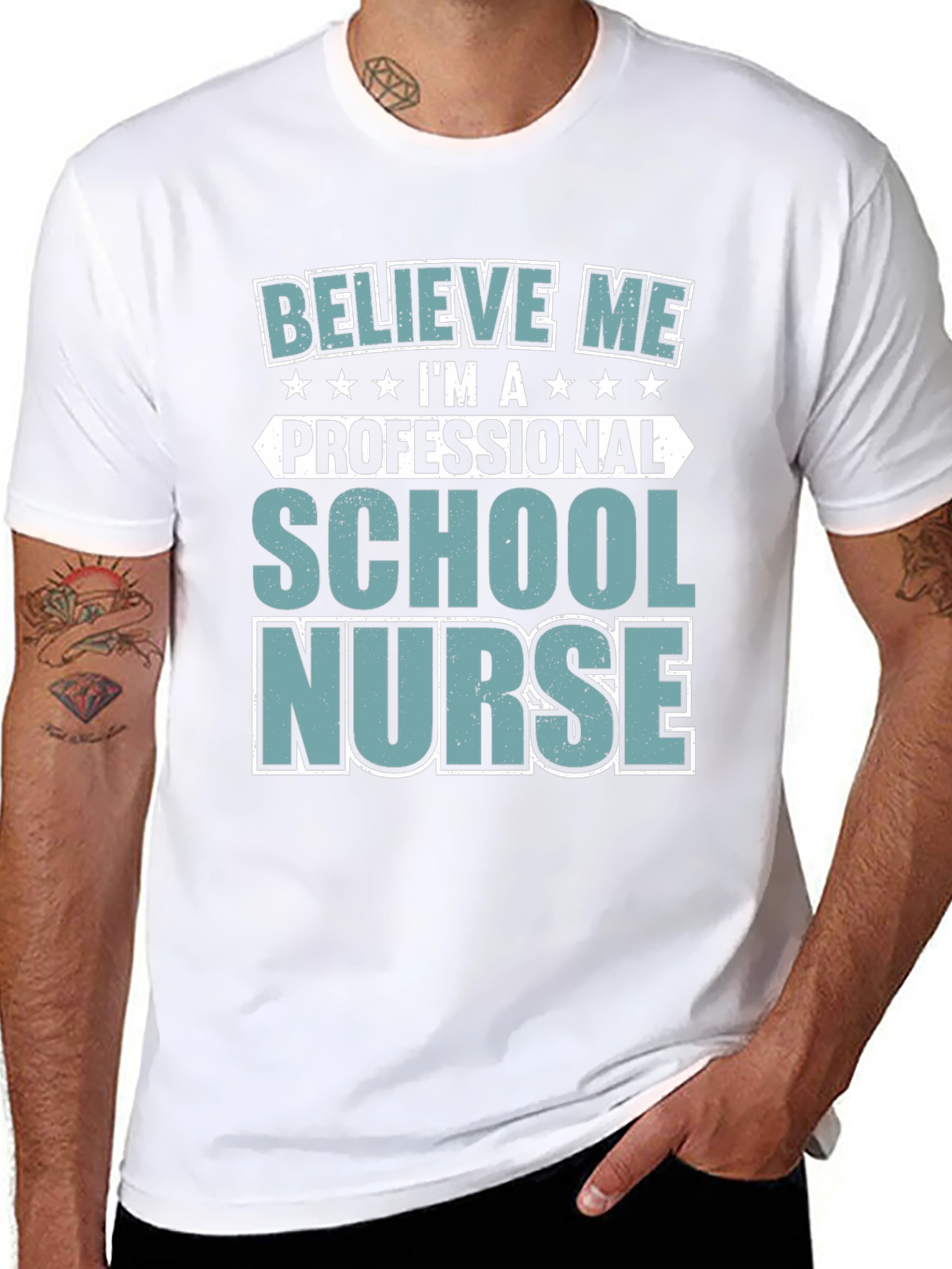 School Nurse Tee - Believe Me Professional Design