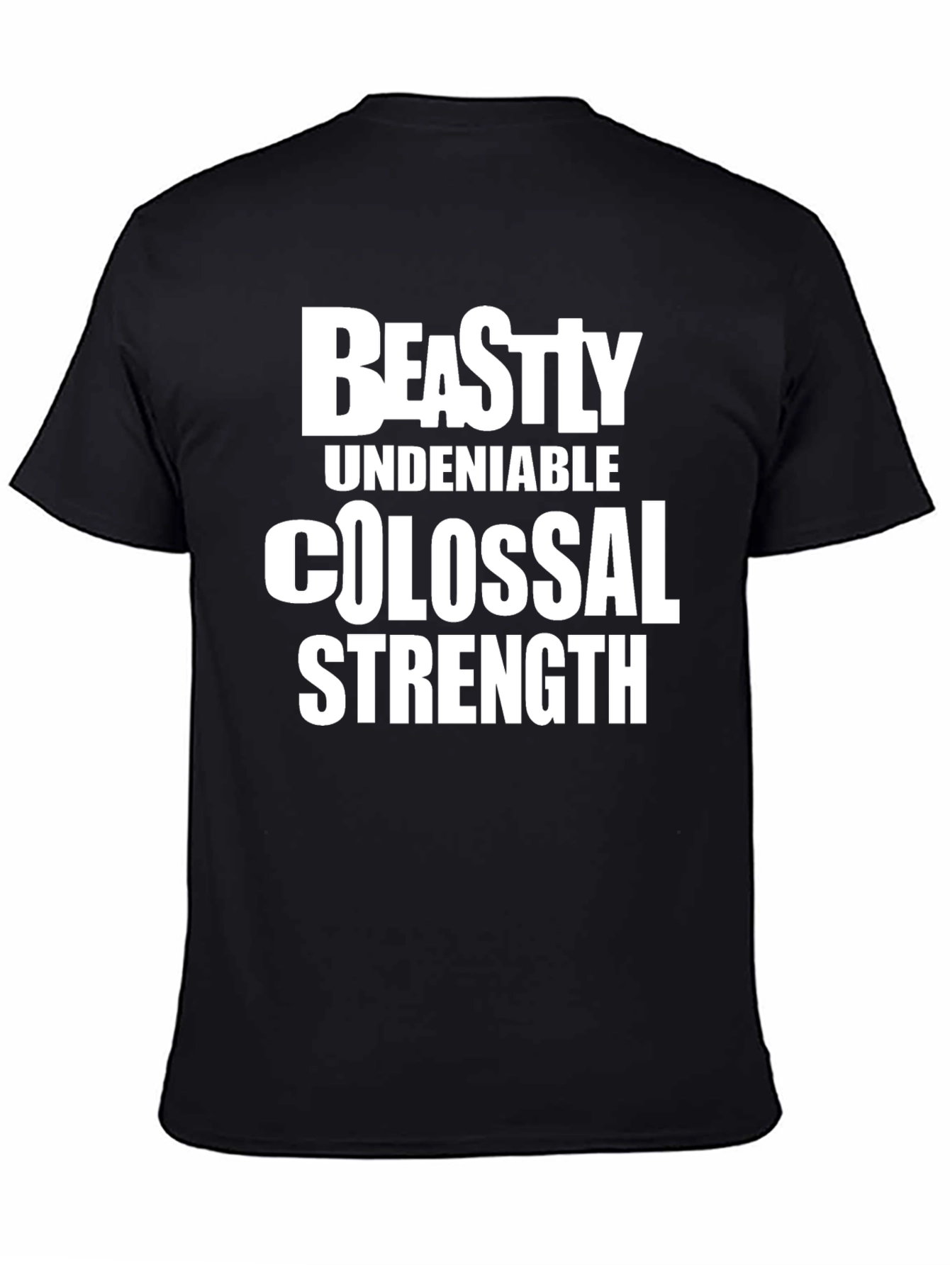 Beastly Strength Black Graphic Tee