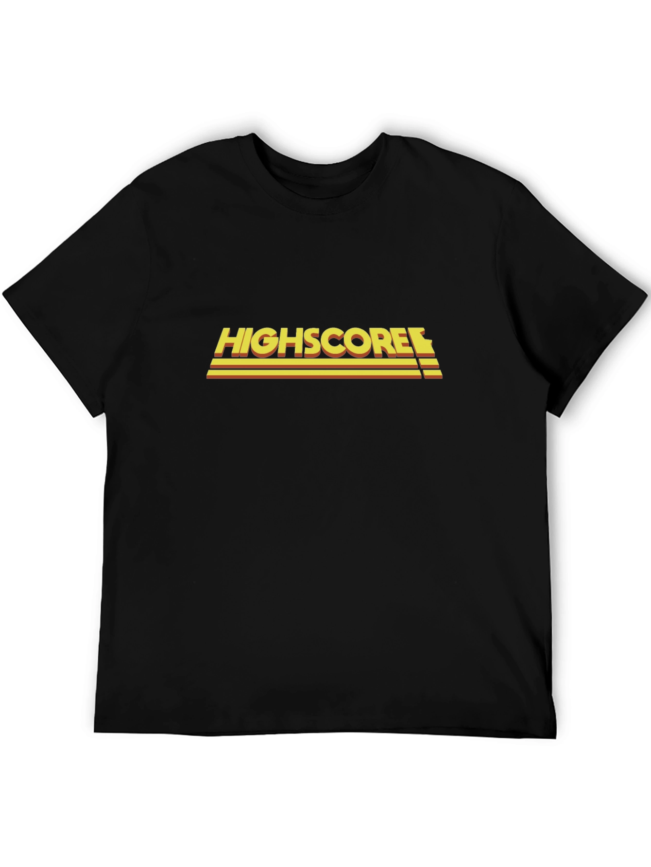 Highscore Retro Black T-Shirt