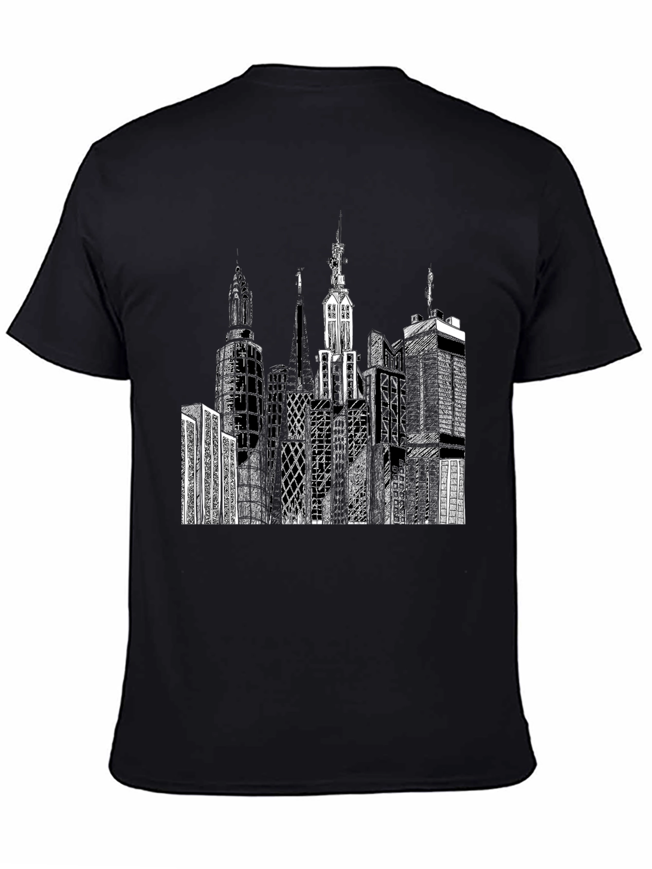 Cityscape Graphic Tee - Urban Style