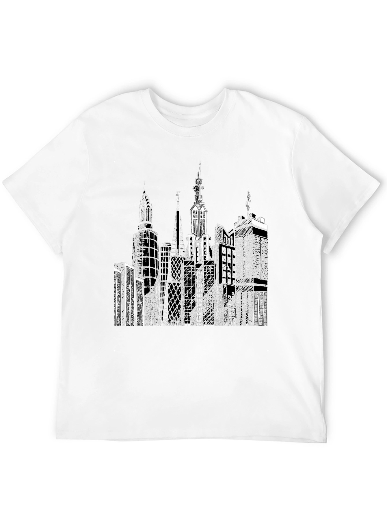 Cityscape Graphic Tee - Urban Style