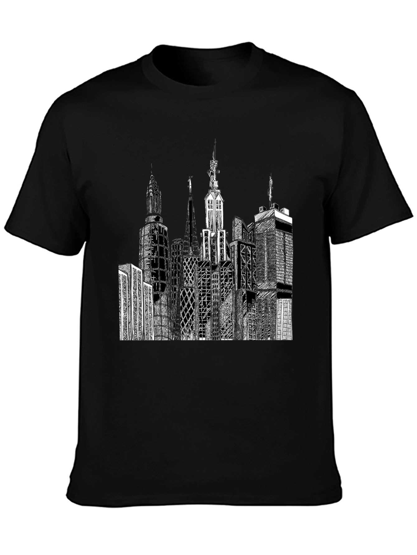 Cityscape Graphic Tee - Urban Style