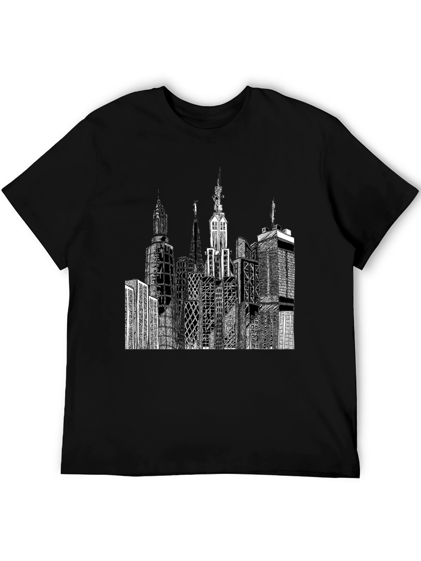 Cityscape Graphic Tee - Urban Style
