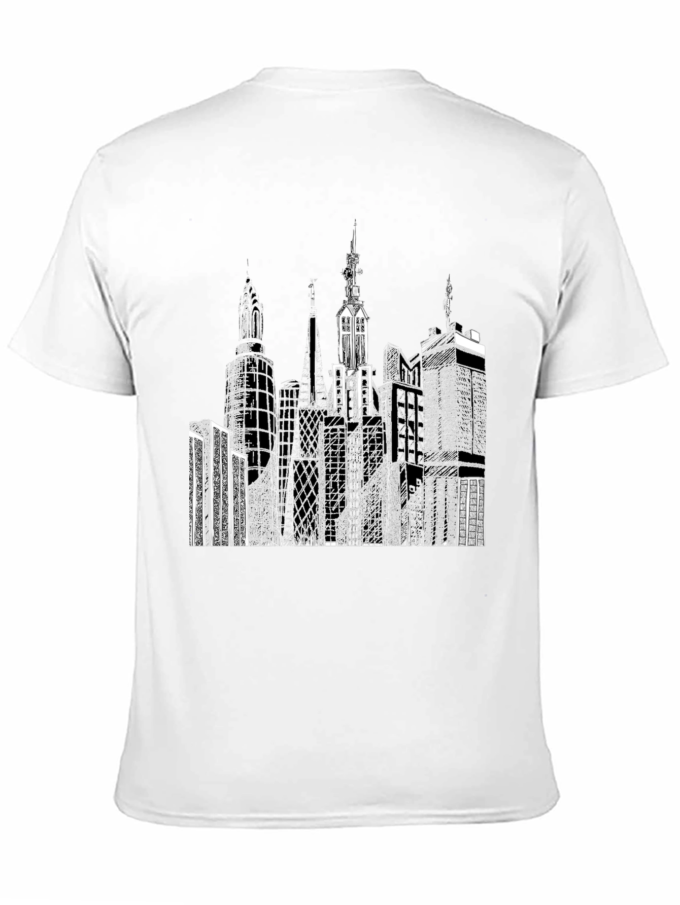 Cityscape Graphic Tee - Urban Style