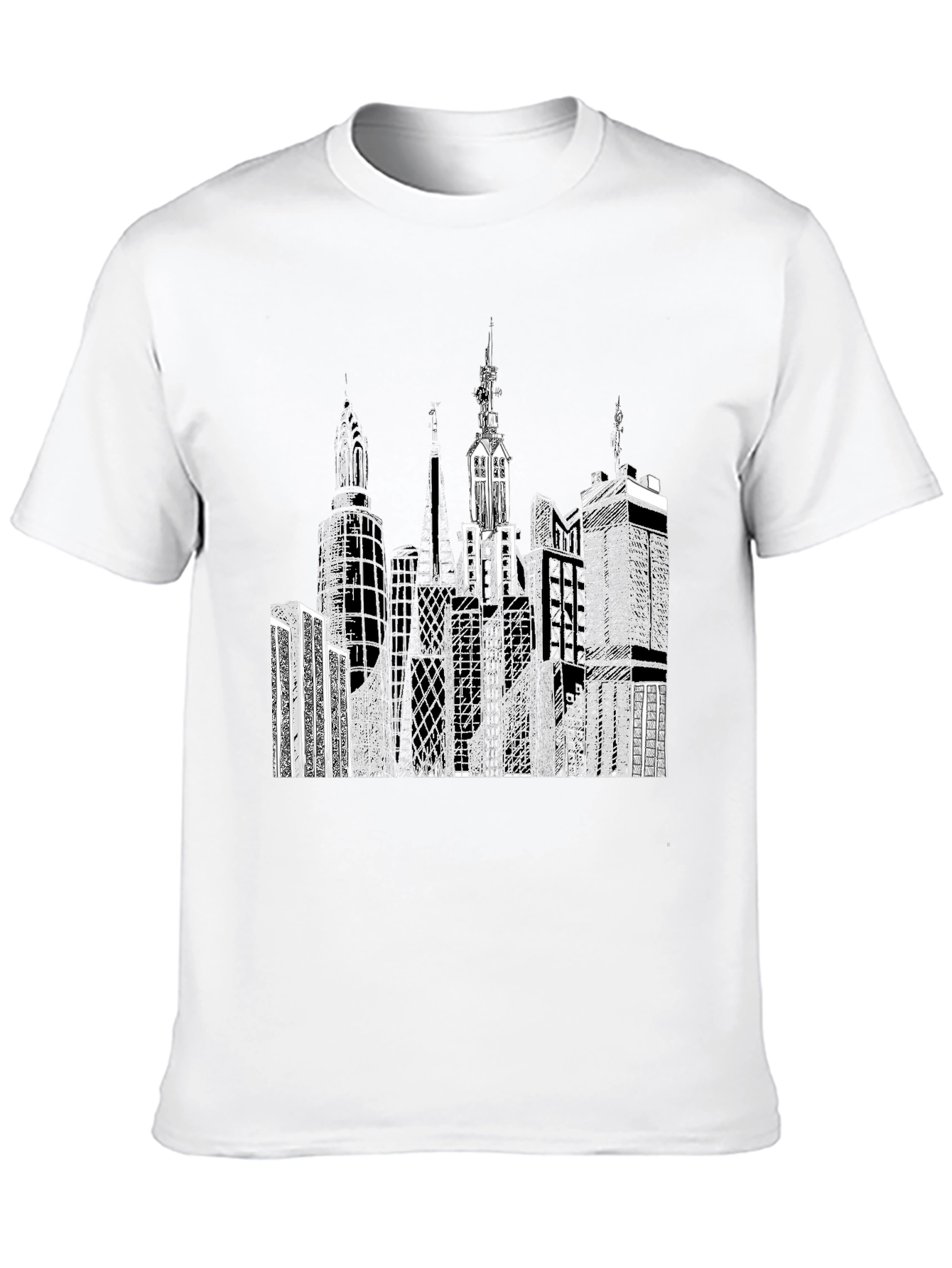 Cityscape Graphic Tee - Urban Style