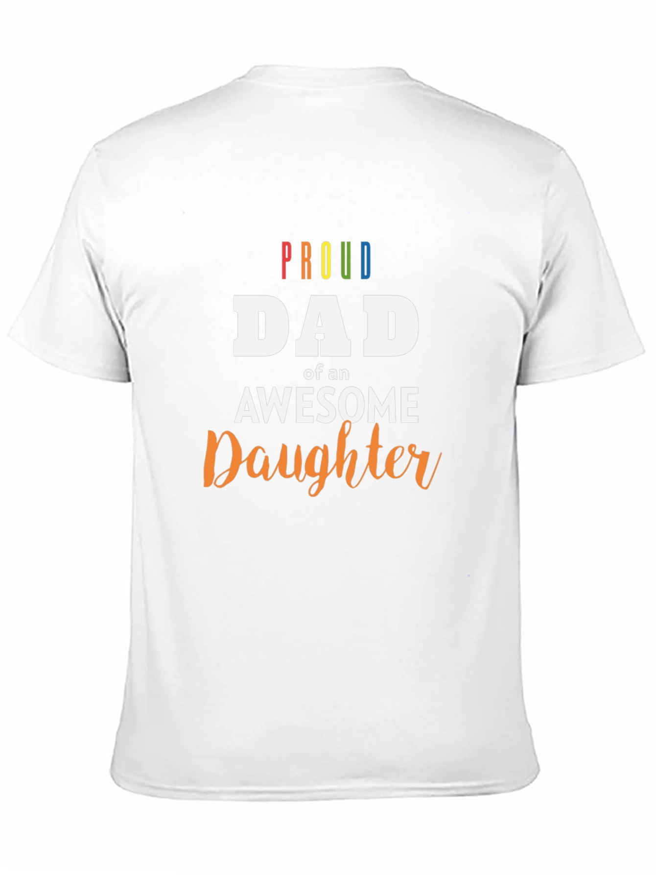 Proud Dad of an Awesome Daughter Black T-Shirt
