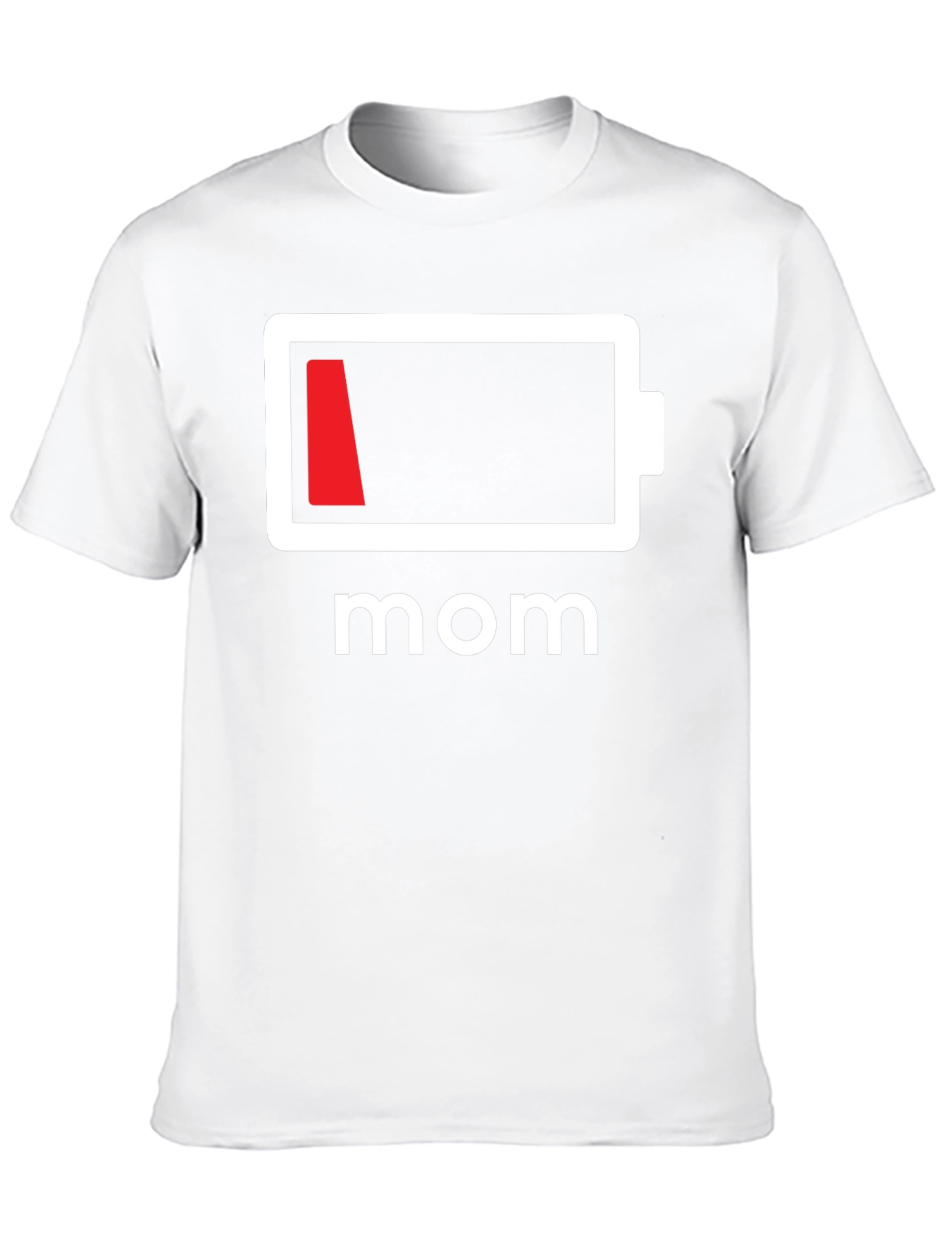 Low Battery Mom T-Shirt - Funny Mothers Day Tee