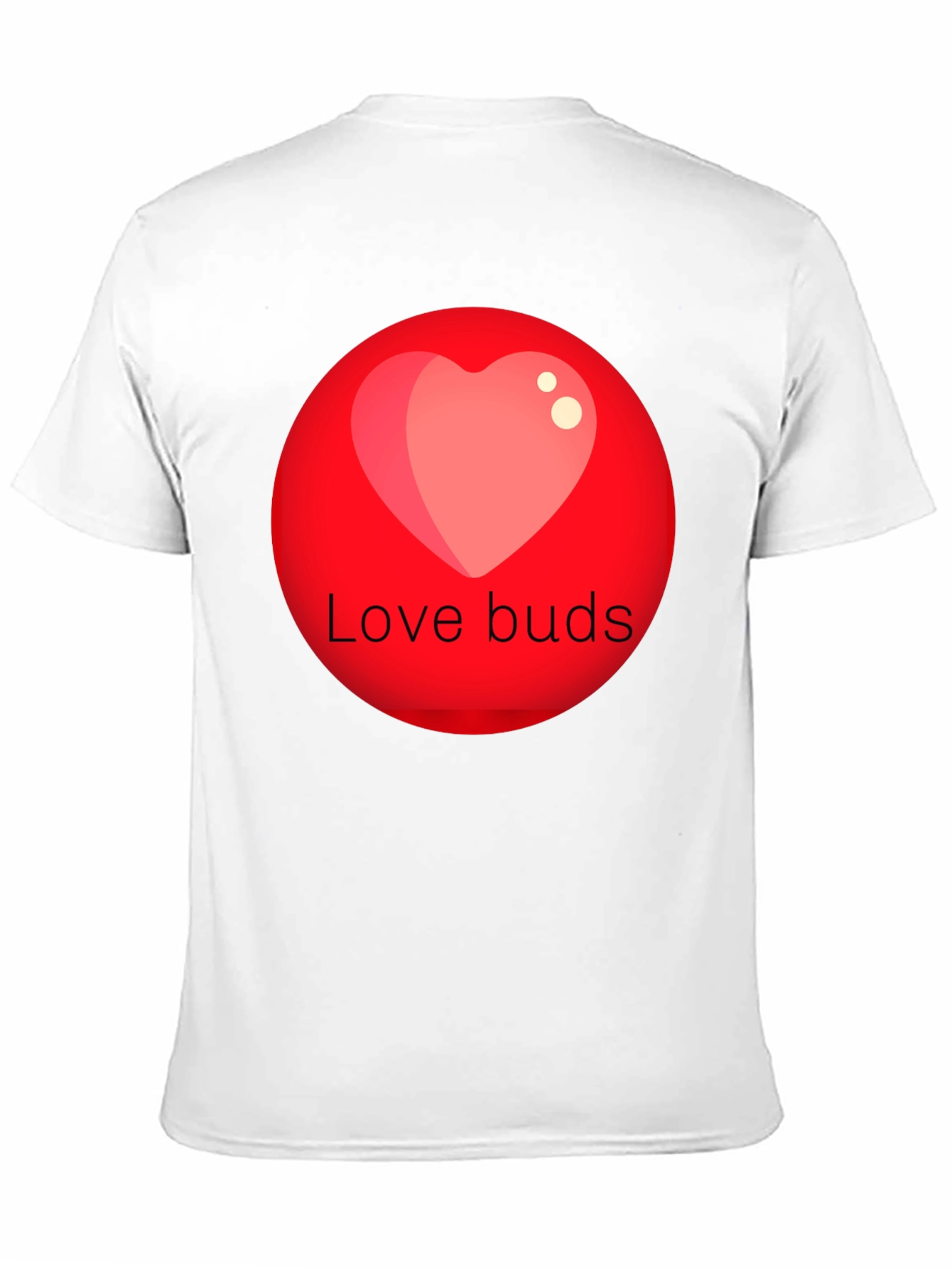 Love Buds Graphic Tee - Black Crew Neck