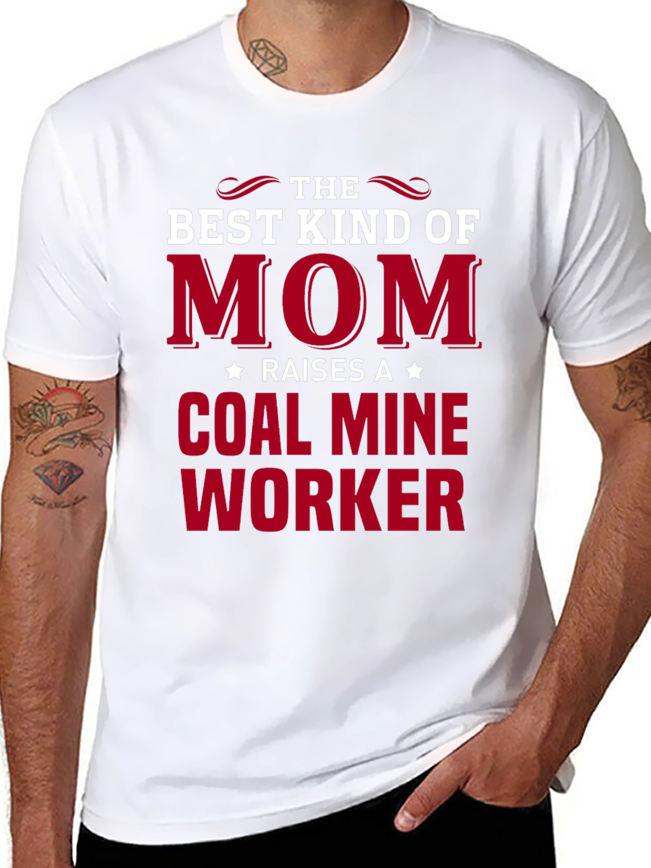 Best Kind of Mom Coal Mine Worker T-Shirt