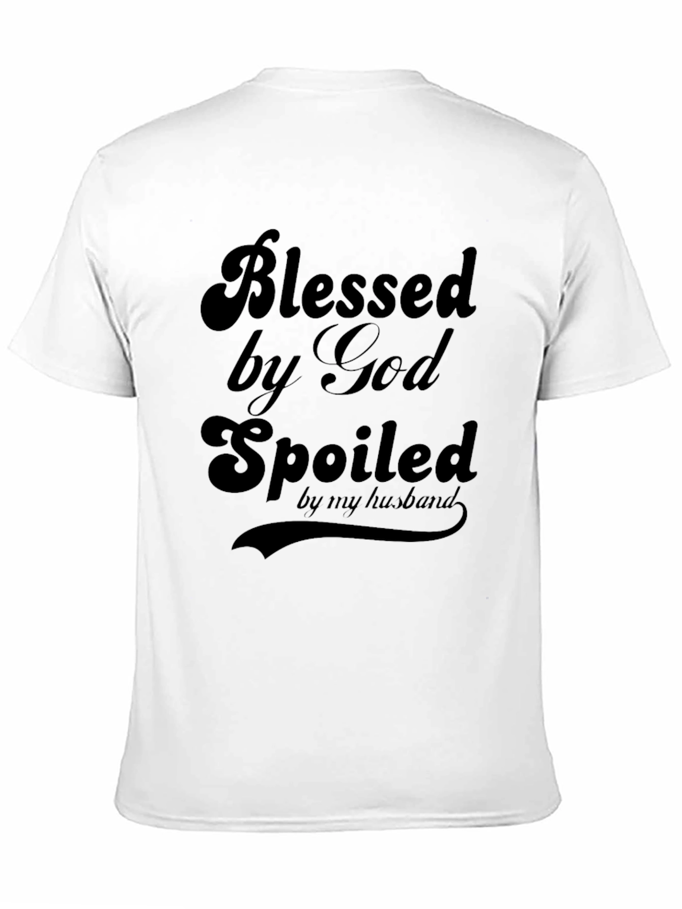 Blessed By God Spoiled by Husband T-Shirt