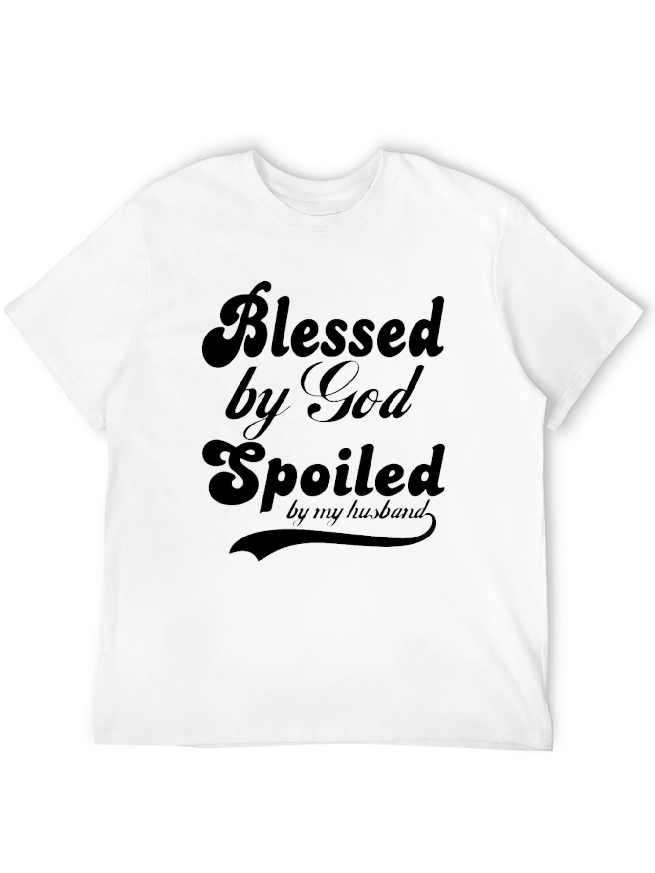 Blessed By God Spoiled by Husband T-Shirt