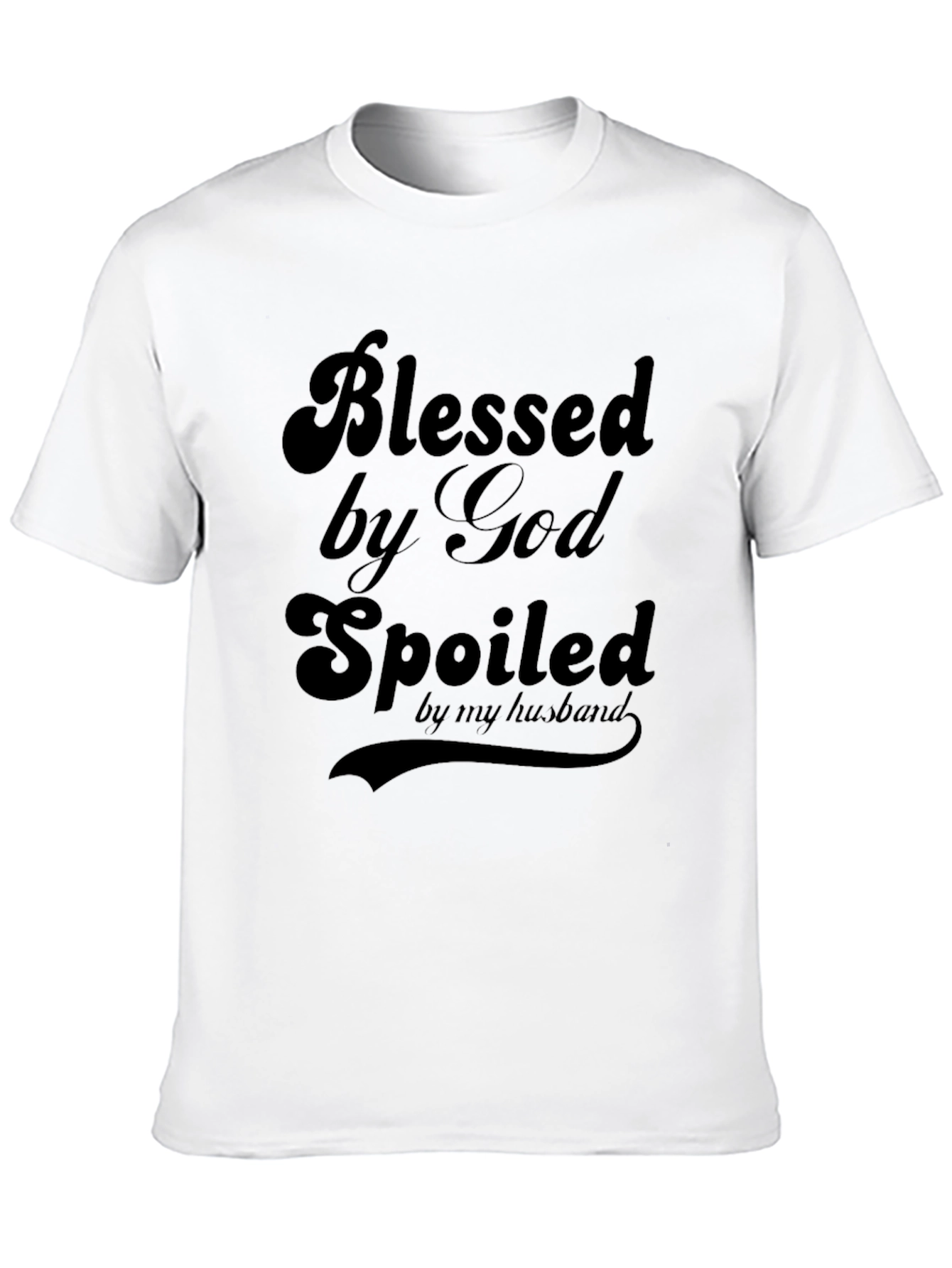 Blessed By God Spoiled by Husband T-Shirt