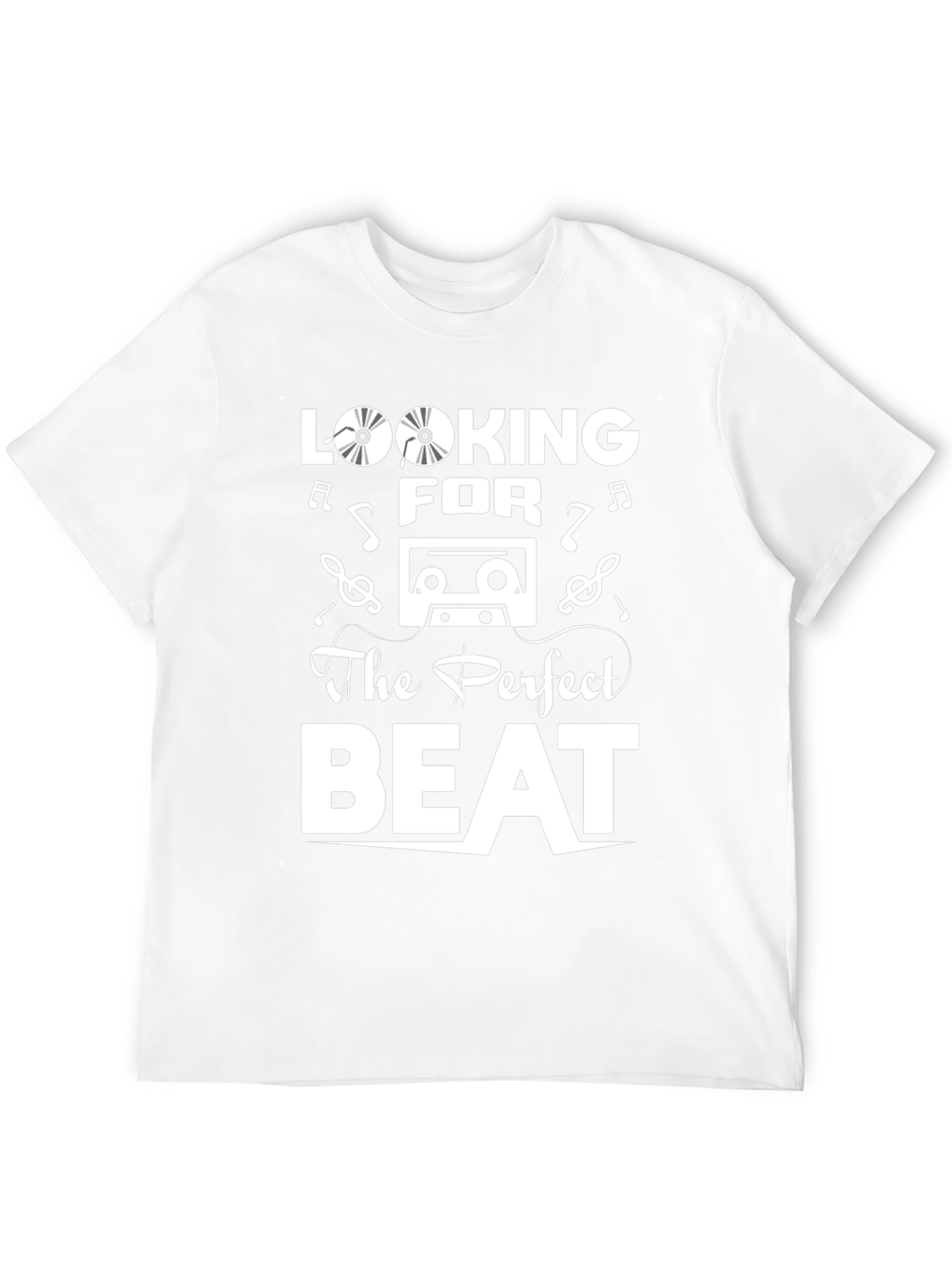 Looking for the Perfect Beat Black Graphic Tee